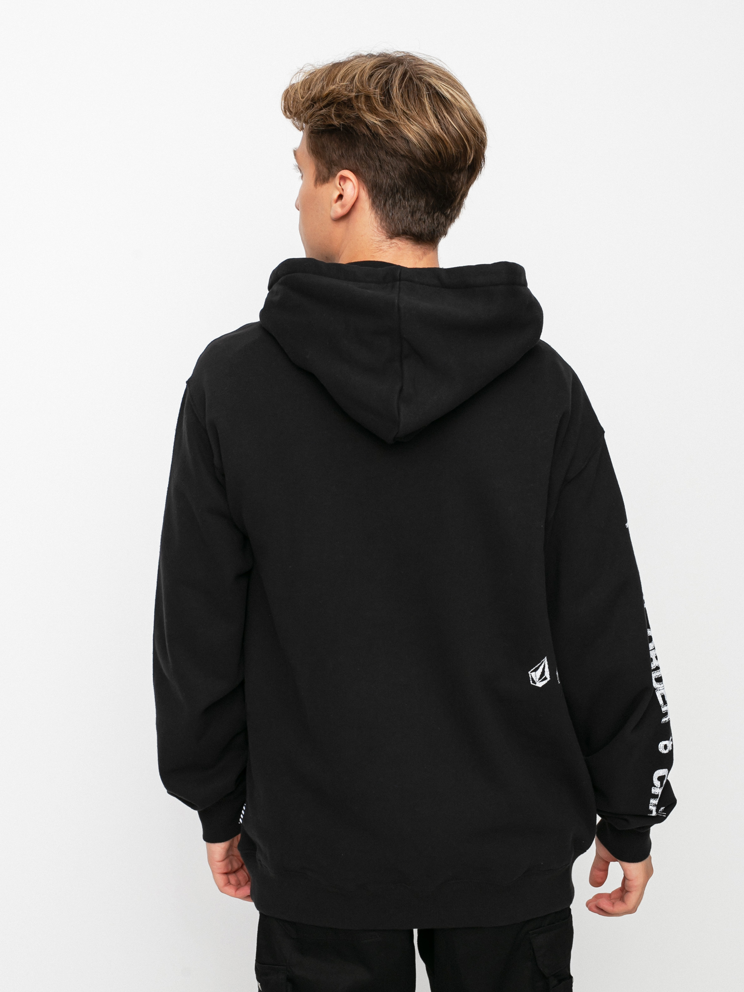 Bluza z kapturem Volcom Transient Waves HD (black)