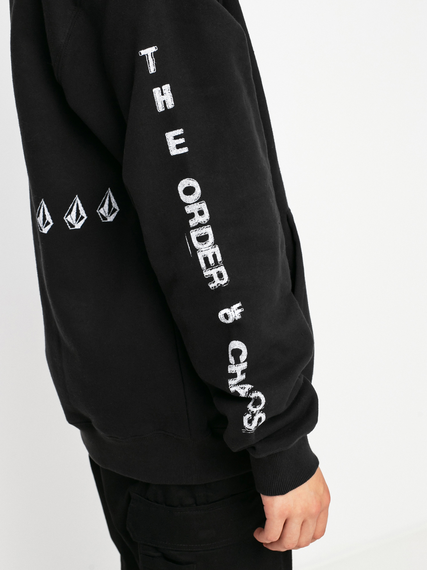 Bluza z kapturem Volcom Transient Waves HD (black)