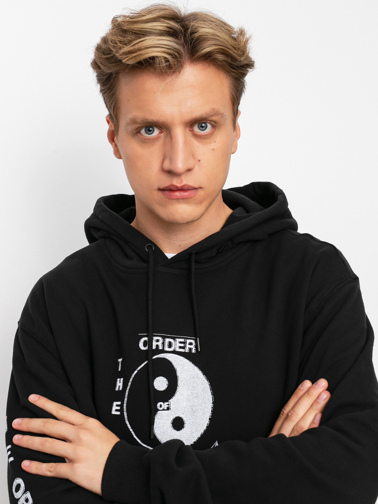 Bluza z kapturem Volcom Transient Waves HD (black)