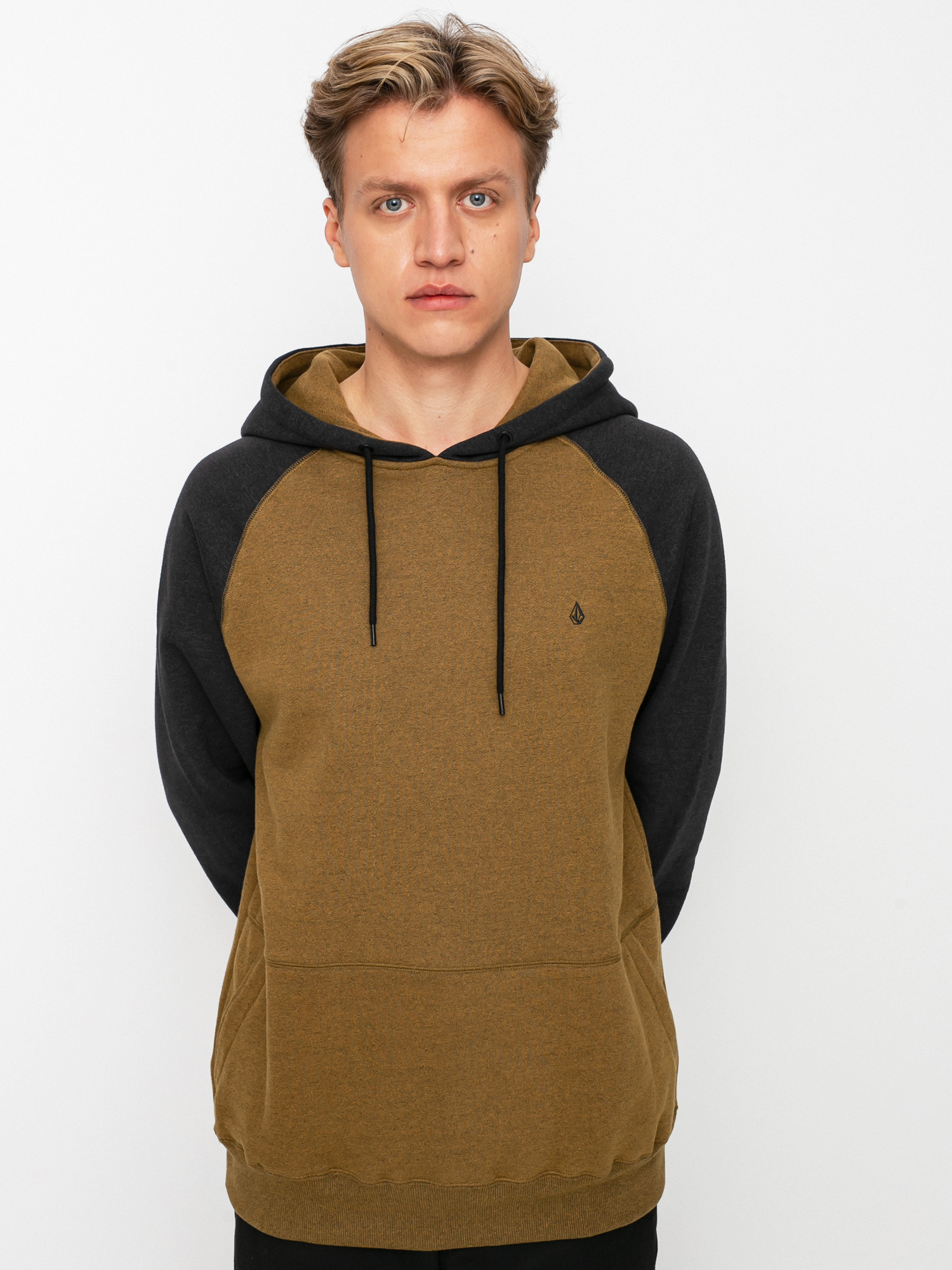 Bluza z kapturem Volcom Homak HD (golden brown)