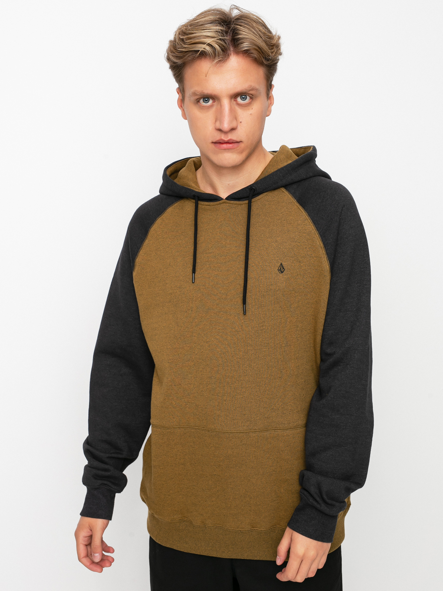 Bluza z kapturem Volcom Homak HD (golden brown)