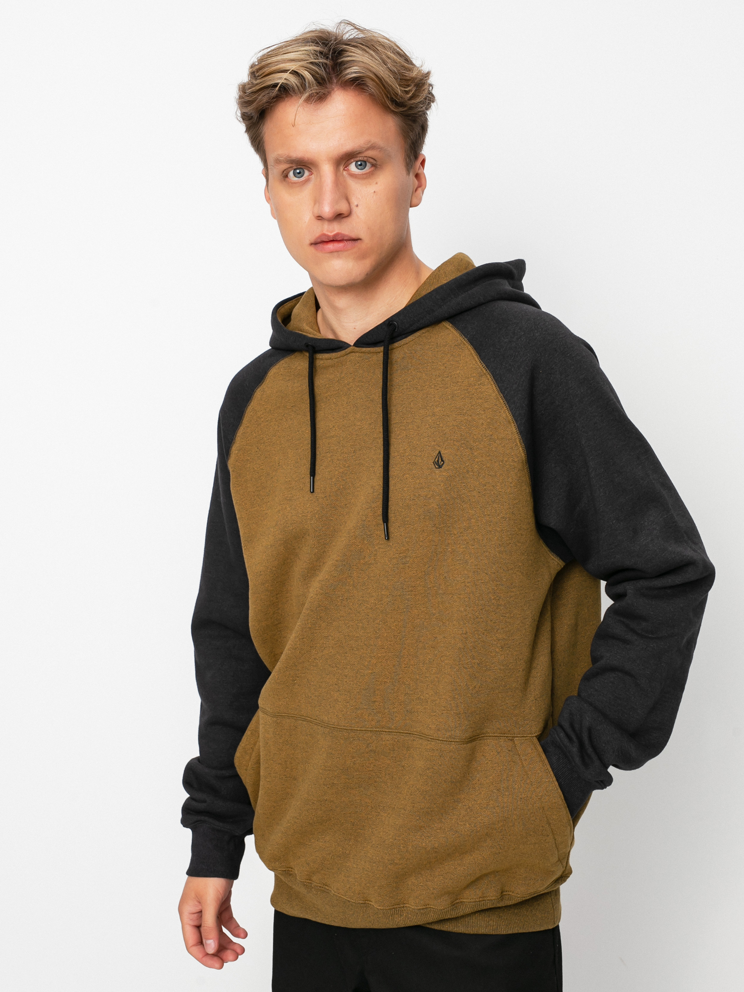 Bluza z kapturem Volcom Homak HD (golden brown)