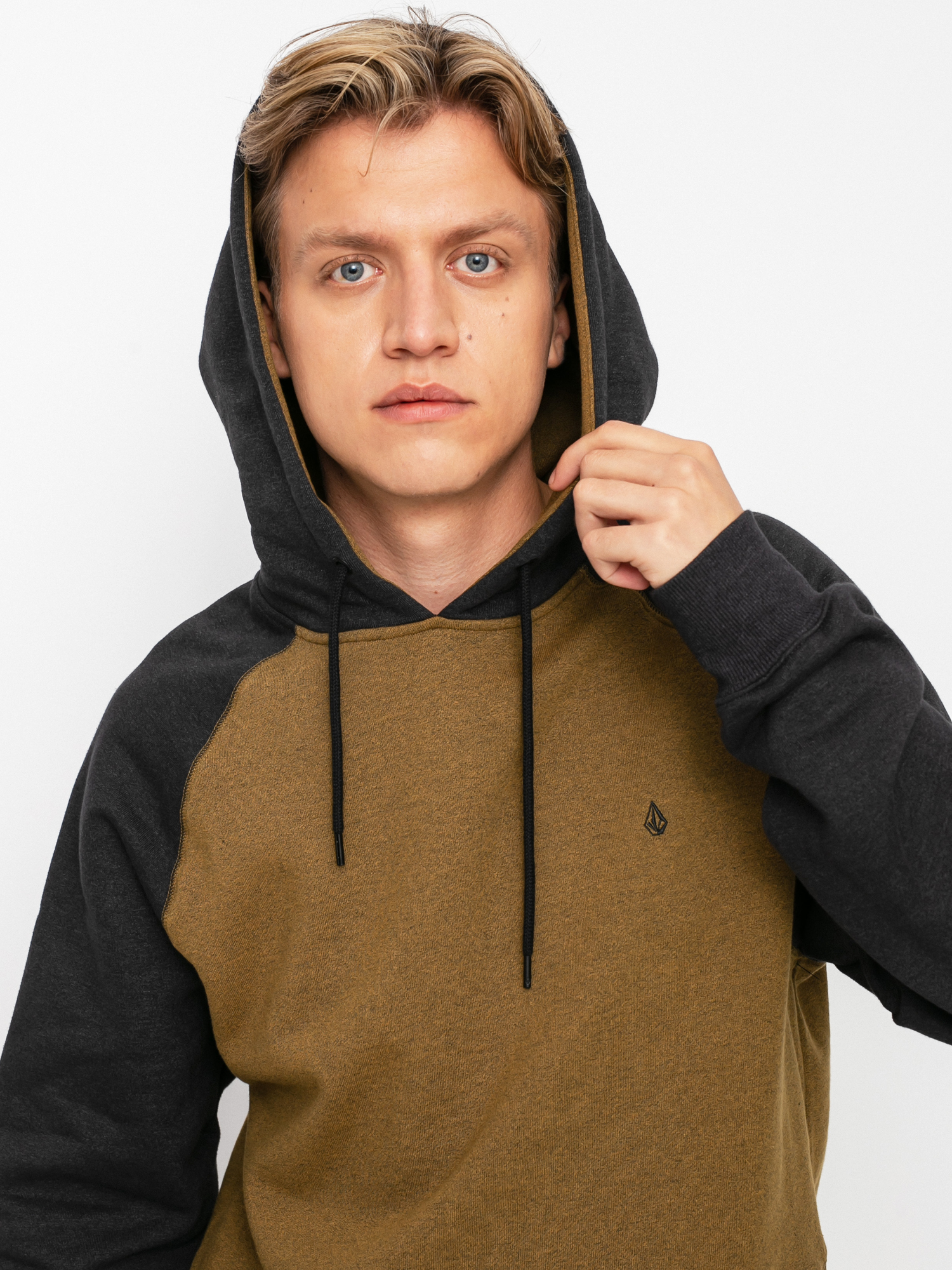 Bluza z kapturem Volcom Homak HD (golden brown)