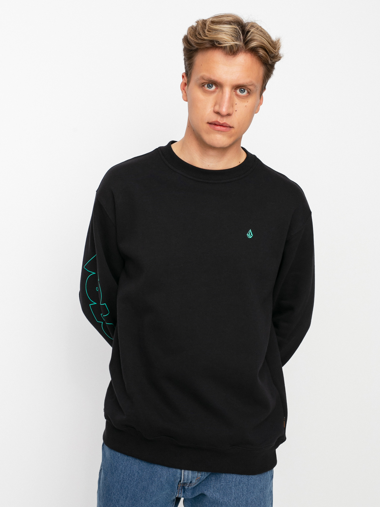 Bluza Volcom Fa Max Loeffler Crew (black)