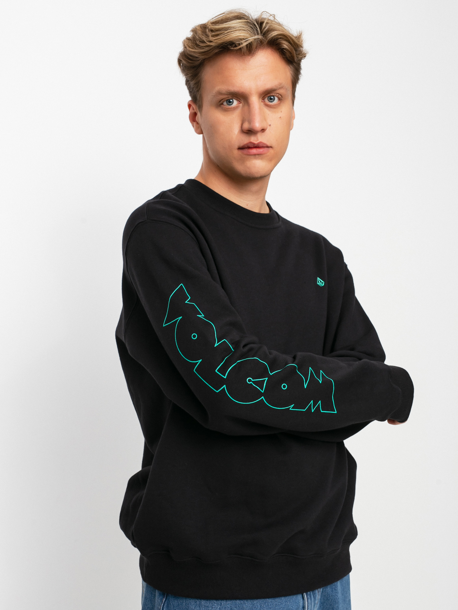 Bluza Volcom Fa Max Loeffler Crew (black)