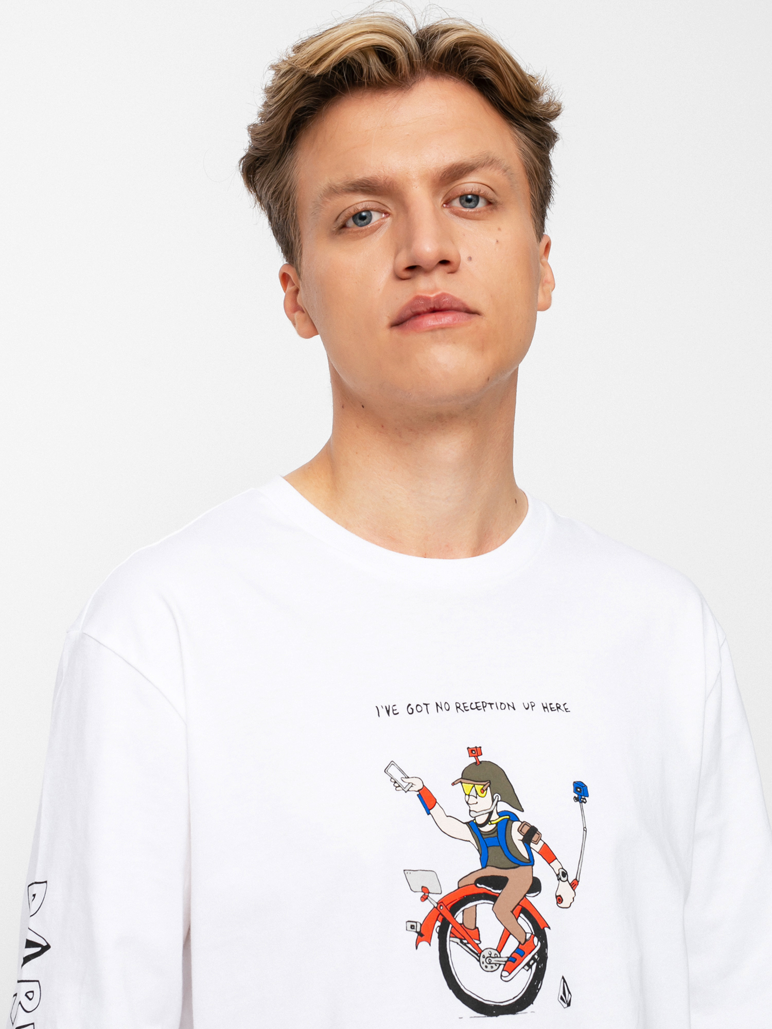 Longsleeve Volcom Pentagram Pizza Fa (white)