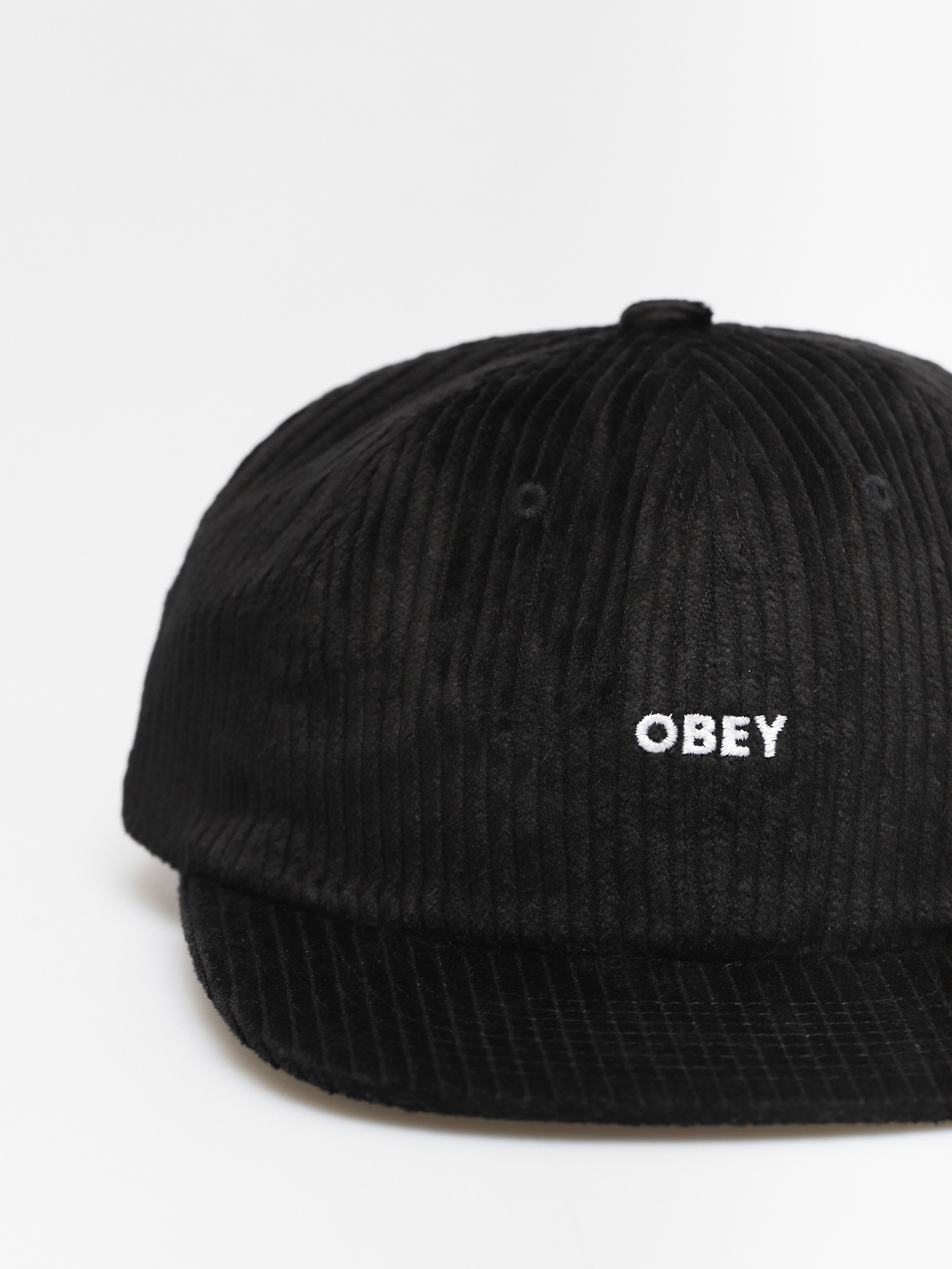 Czapka z daszkiem OBEY Bold Cord 6 (black)