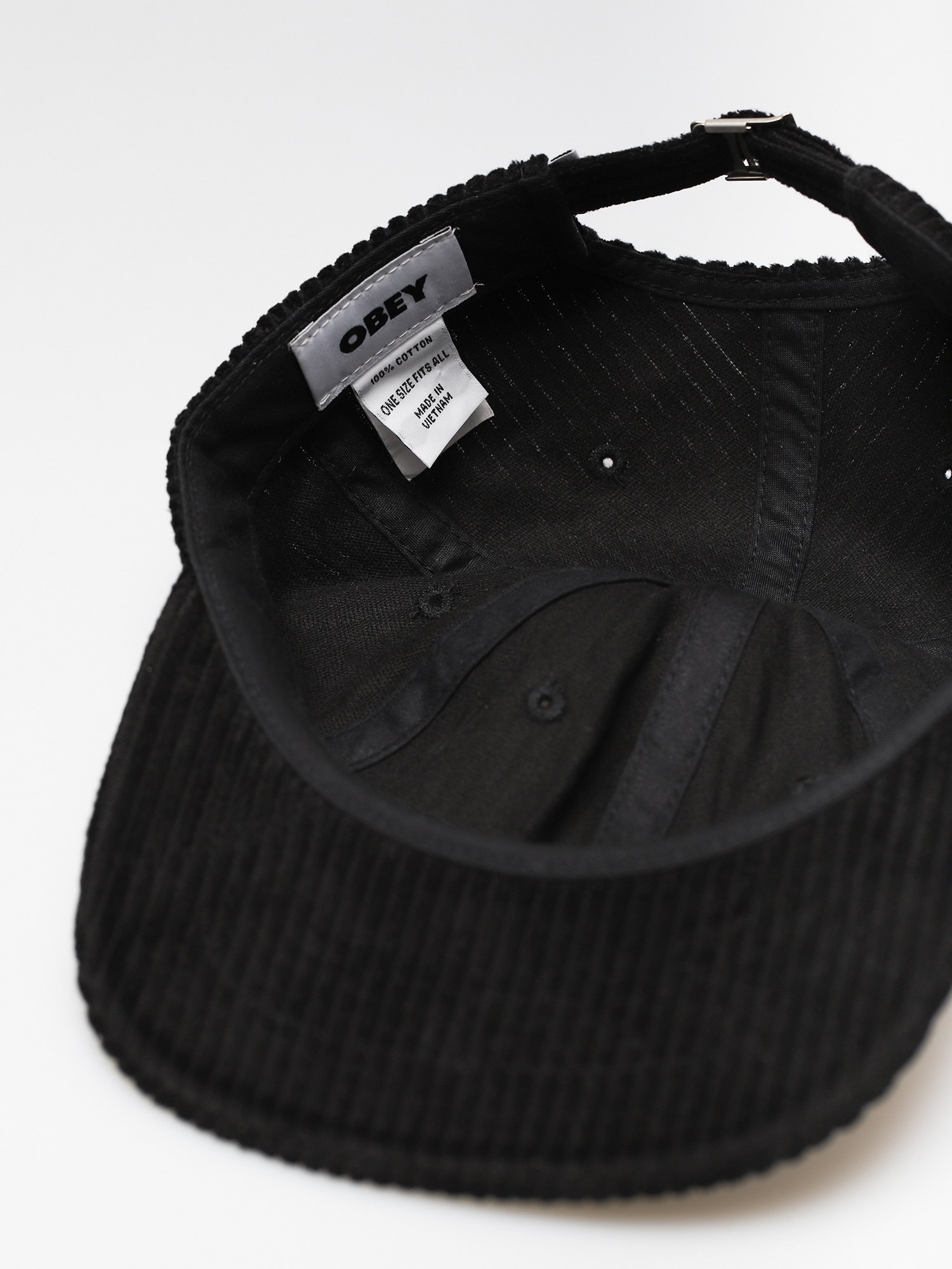 Czapka z daszkiem OBEY Bold Cord 6 (black)