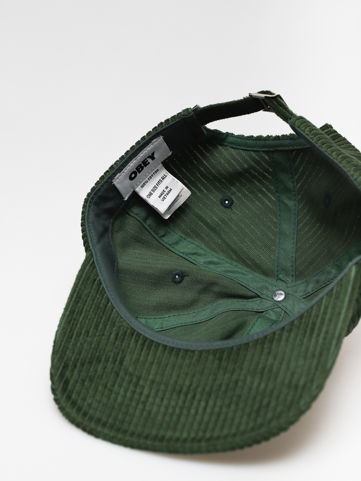 Czapka z daszkiem OBEY Bold Cord 6 (emerald)