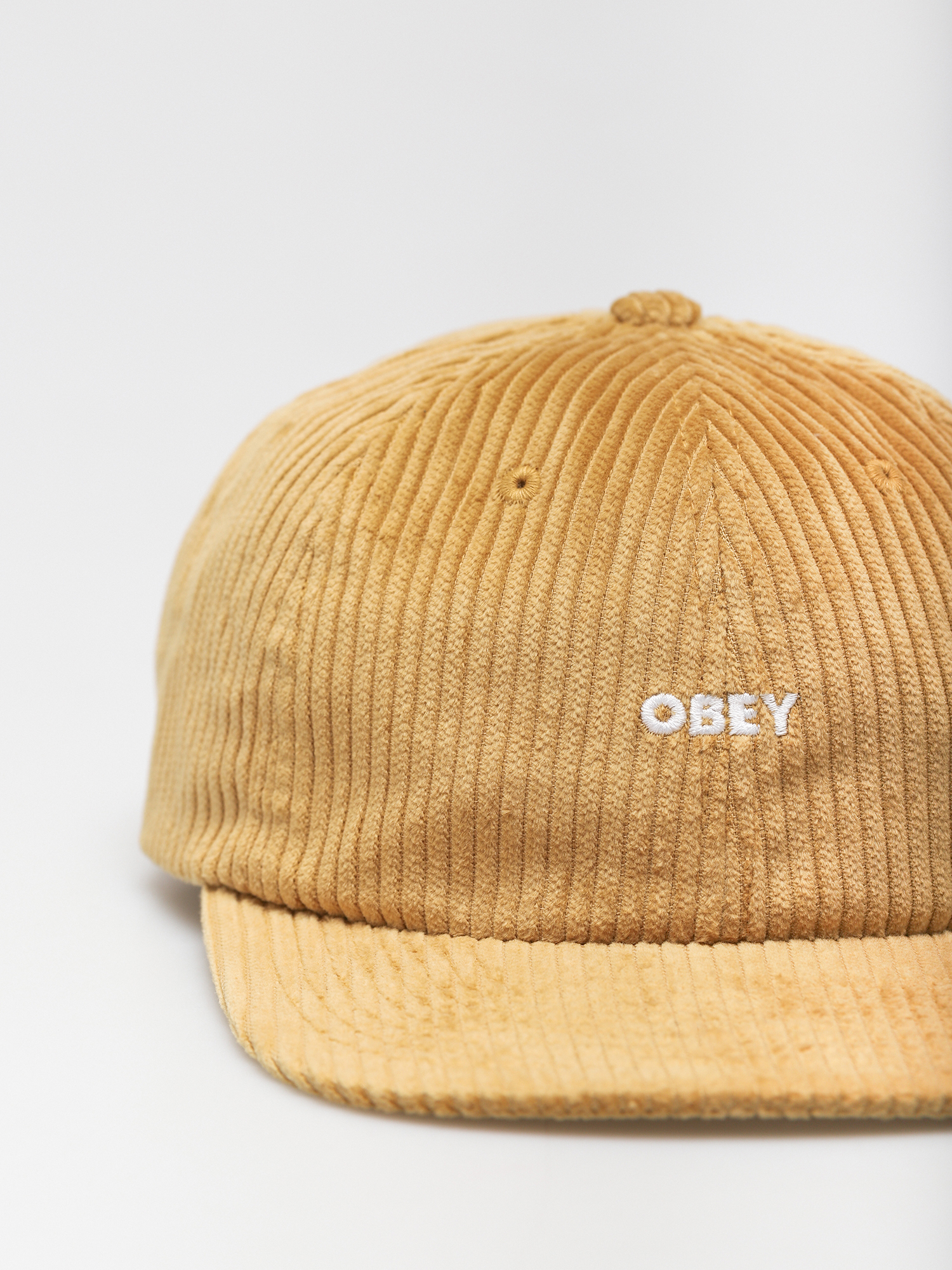 Czapka z daszkiem OBEY Bold Cord 6 (khaki)