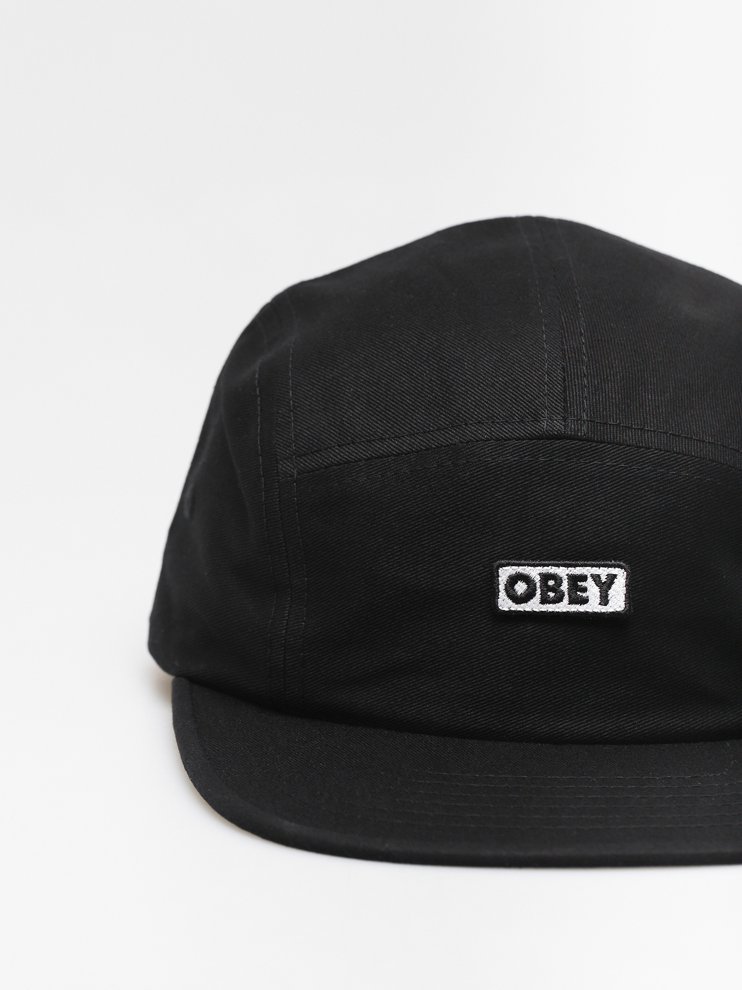Czapka z daszkiem OBEY Bold Label Camp (black)