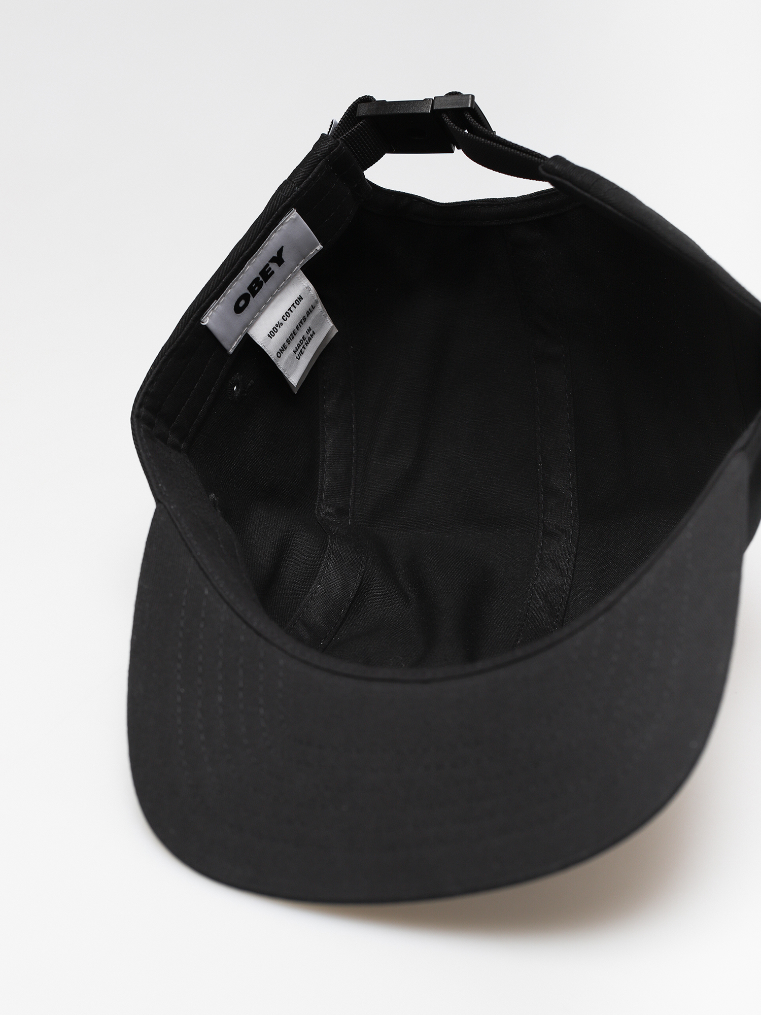 Czapka z daszkiem OBEY Bold Label Camp (black)