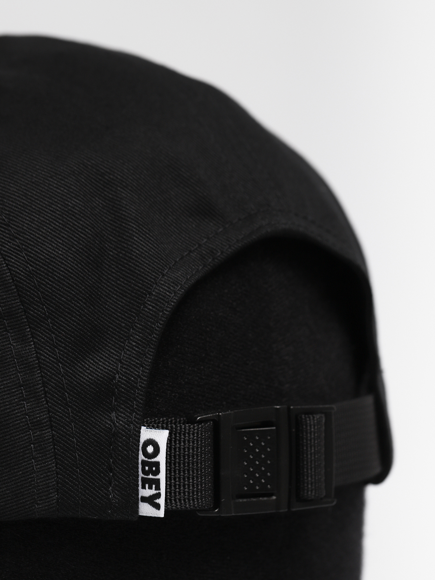 Czapka z daszkiem OBEY Bold Label Camp (black)
