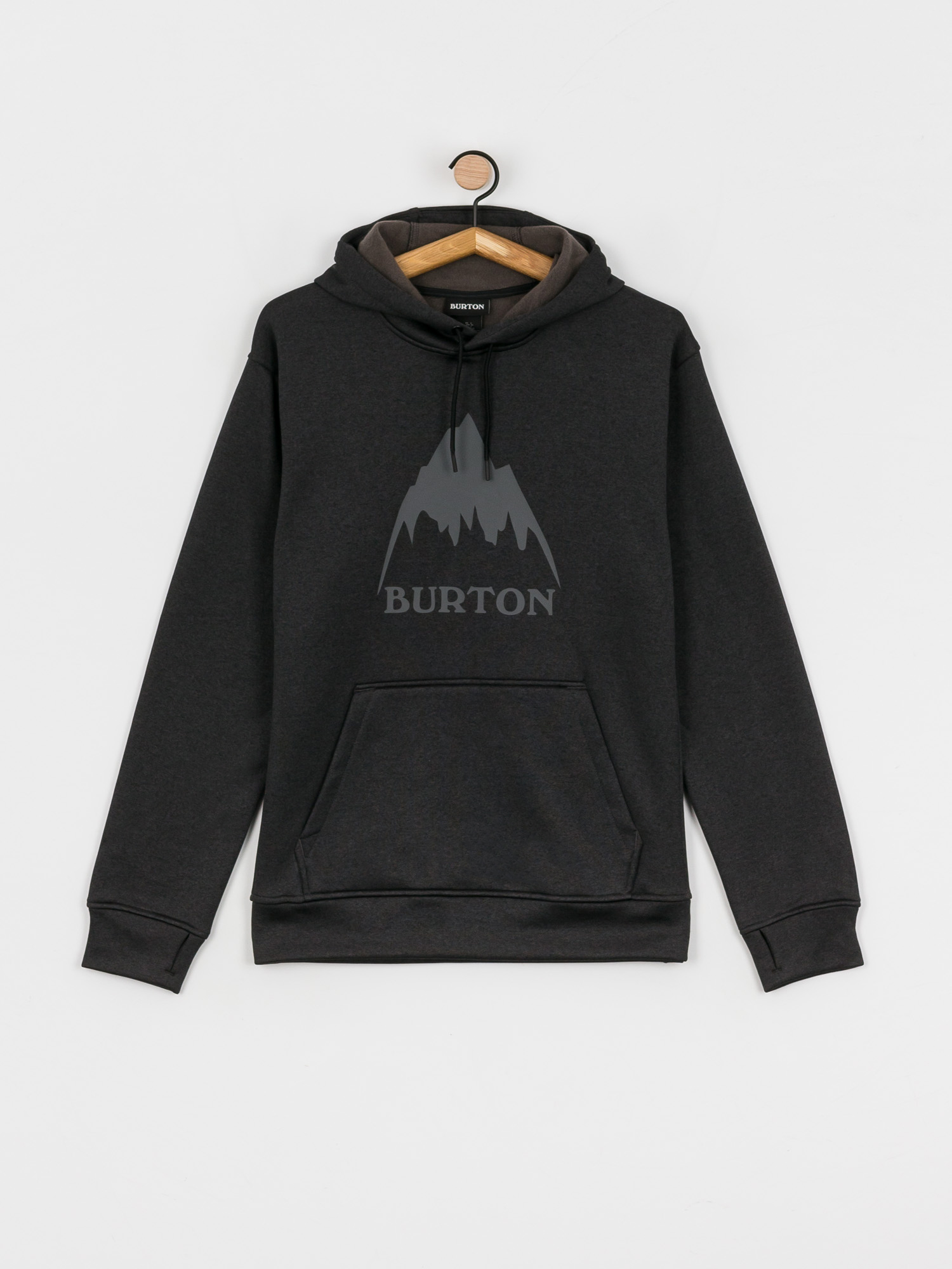 Męska Bluza aktywna Burton Oak HD (true black heather)