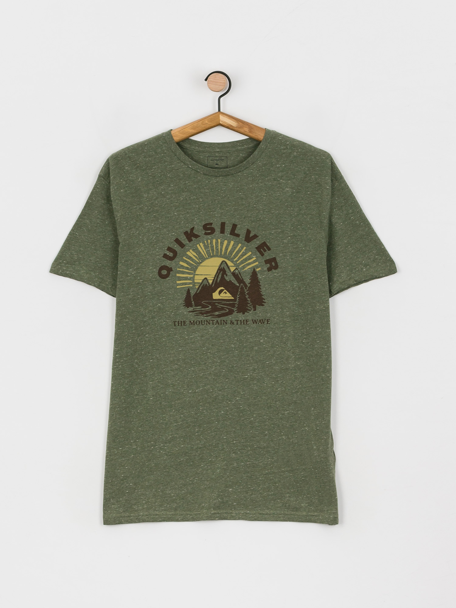 T-shirt Quiksilver Mountain Side (four leaf clover heather)