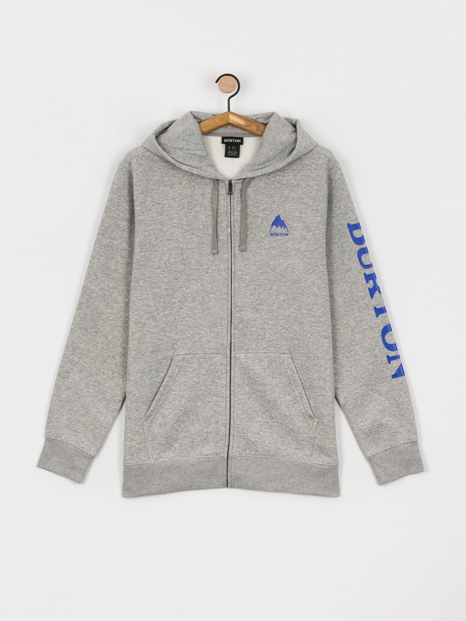 Bluza z kapturem Burton Elite Full ZHD (gray heather)