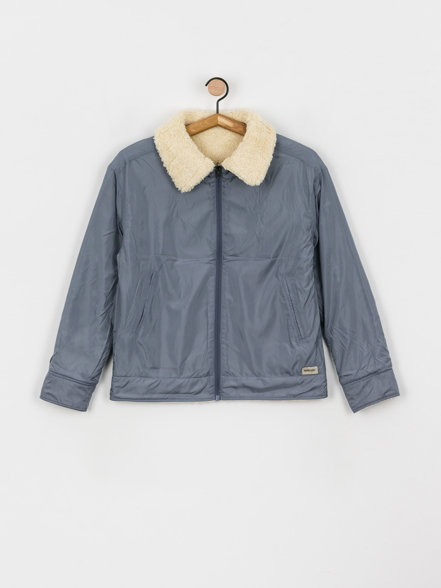 Kurtka Burton Lynx Full Zip Reversible Wmn (creme brulee/folkstone gray)