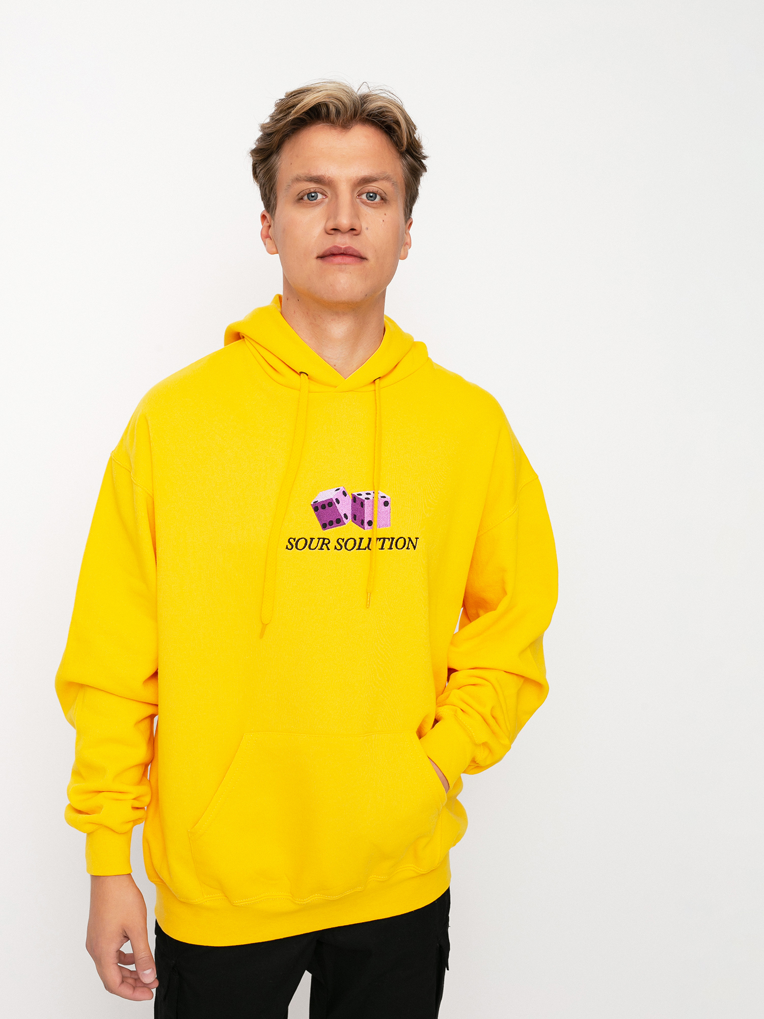 Bluza z kapturem Sour Solution Dice HD (yellow)