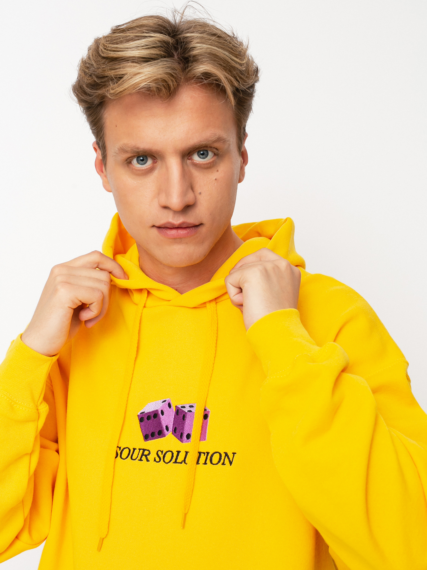 Bluza z kapturem Sour Solution Dice HD (yellow)