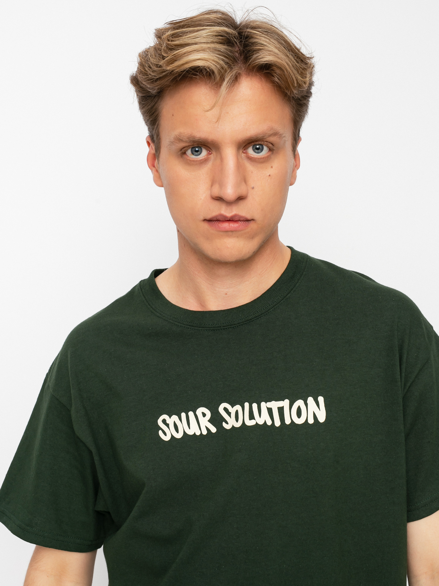 T-shirt Sour Solution Doodle (forest green)