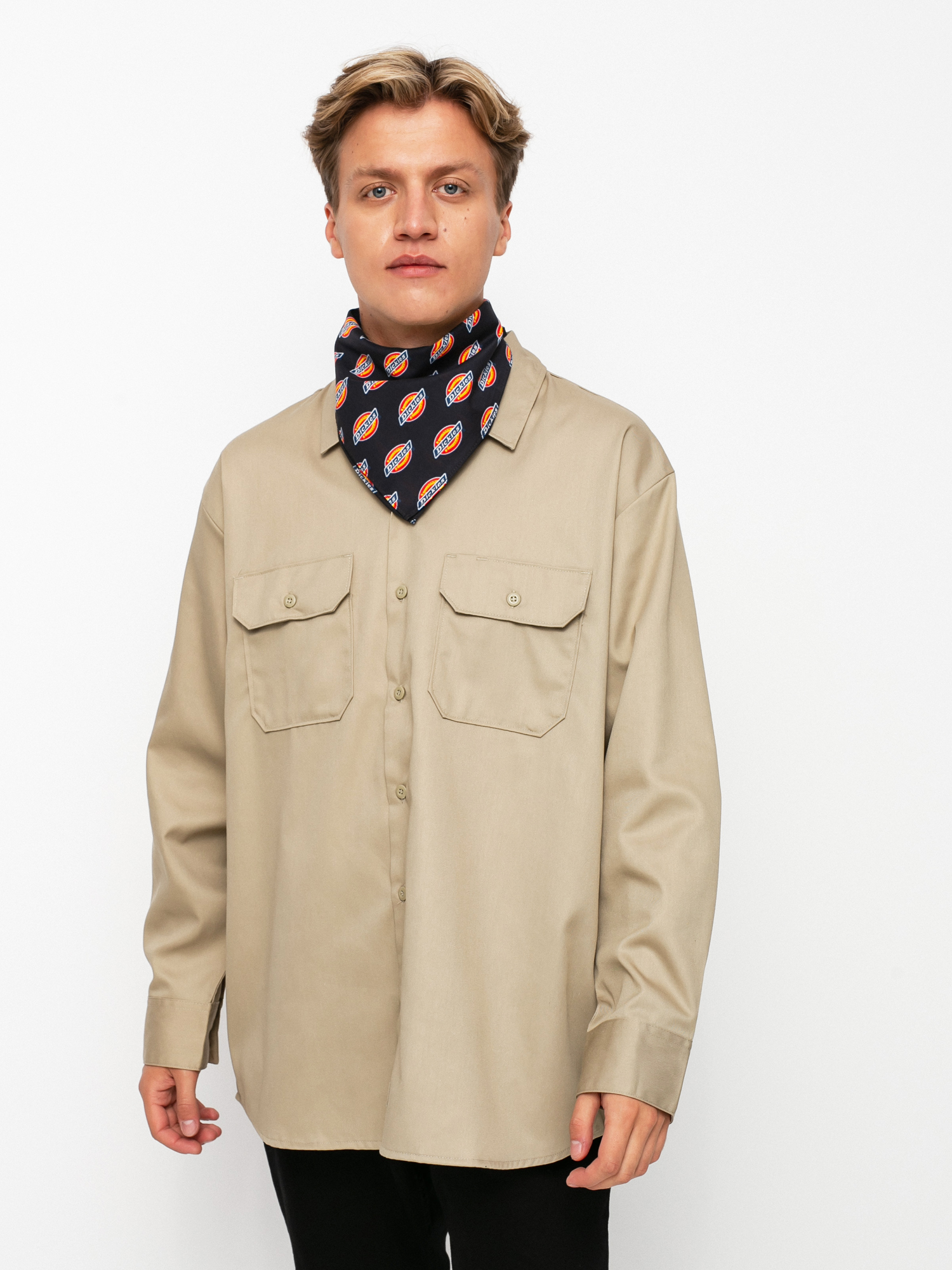 Koszula Dickies Long Sleeve Work (khaki)