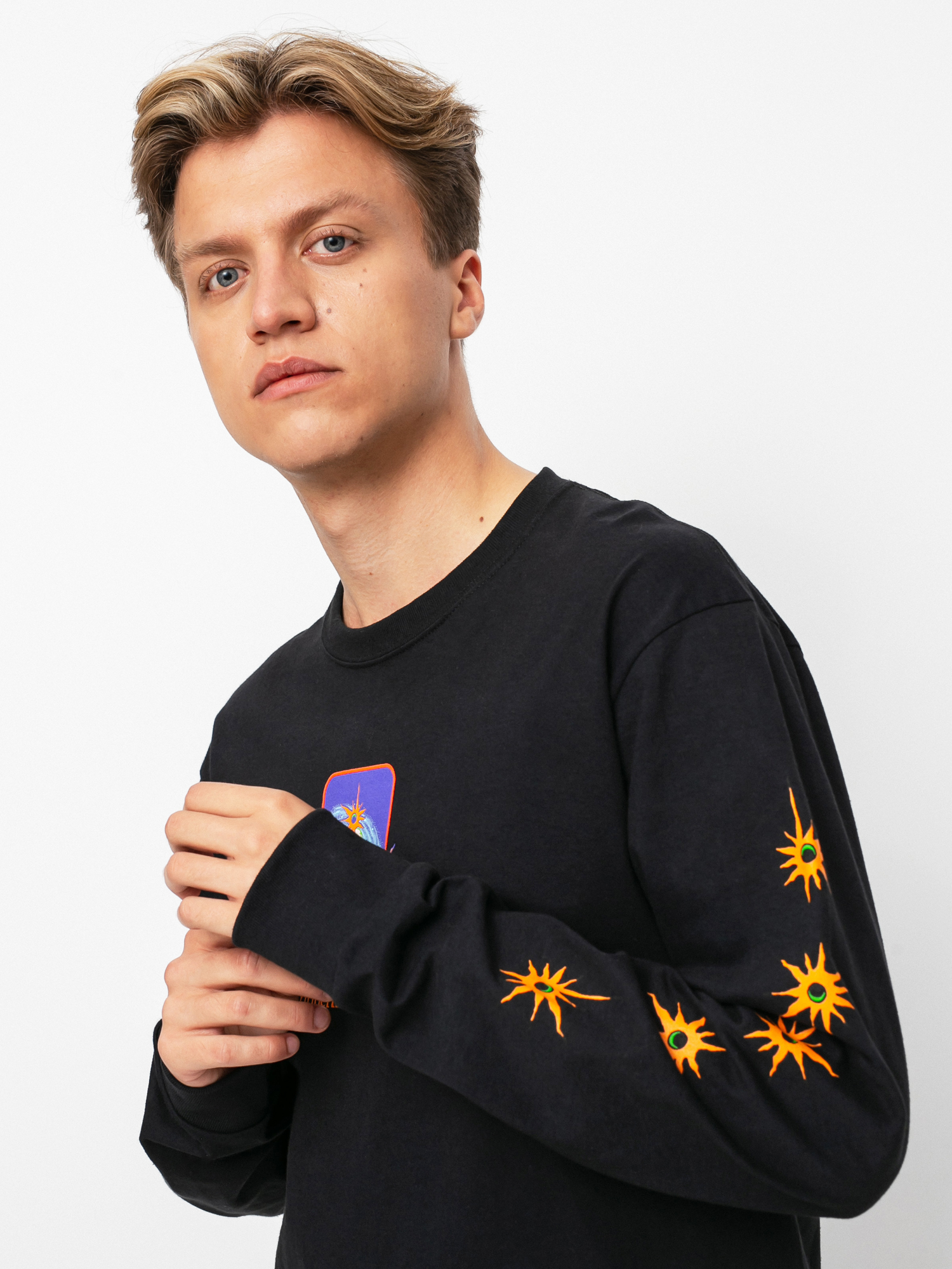 Longsleeve HUF x JENKEM Final Boss (black)