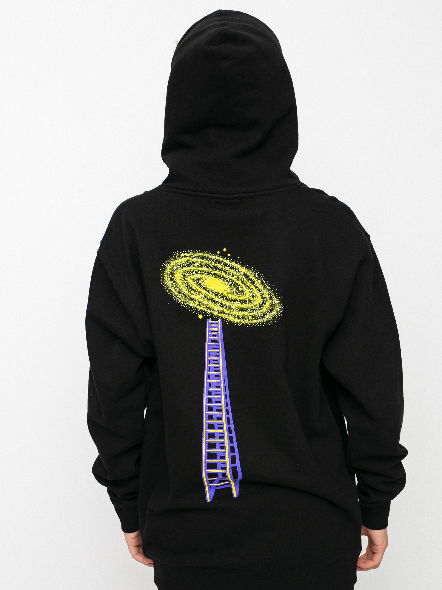 Bluza z kapturem HUF x JENKEM The Portal HD (black)