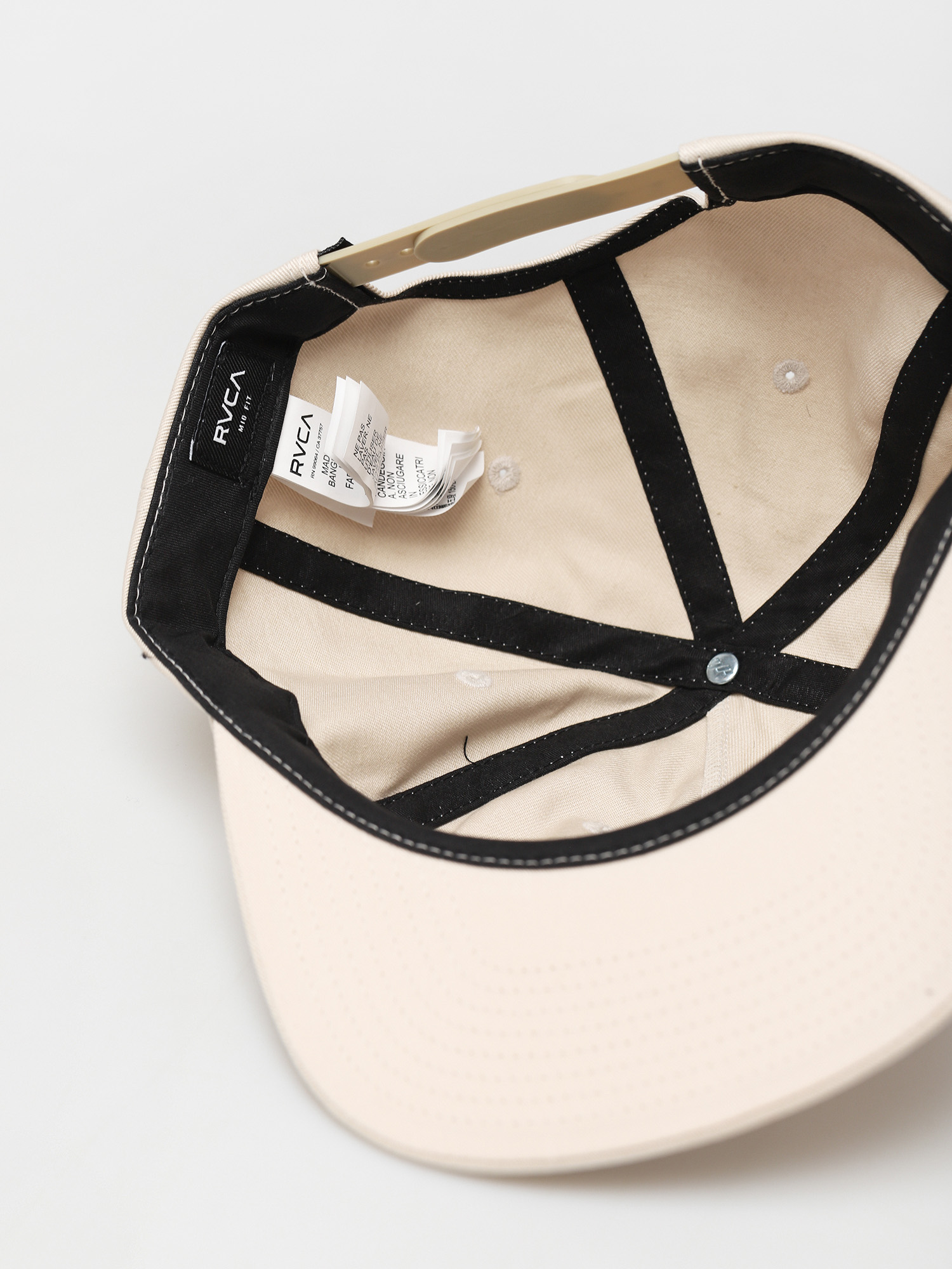 Czapka z daszkiem RVCA Souvenir Claspback (eggshell)