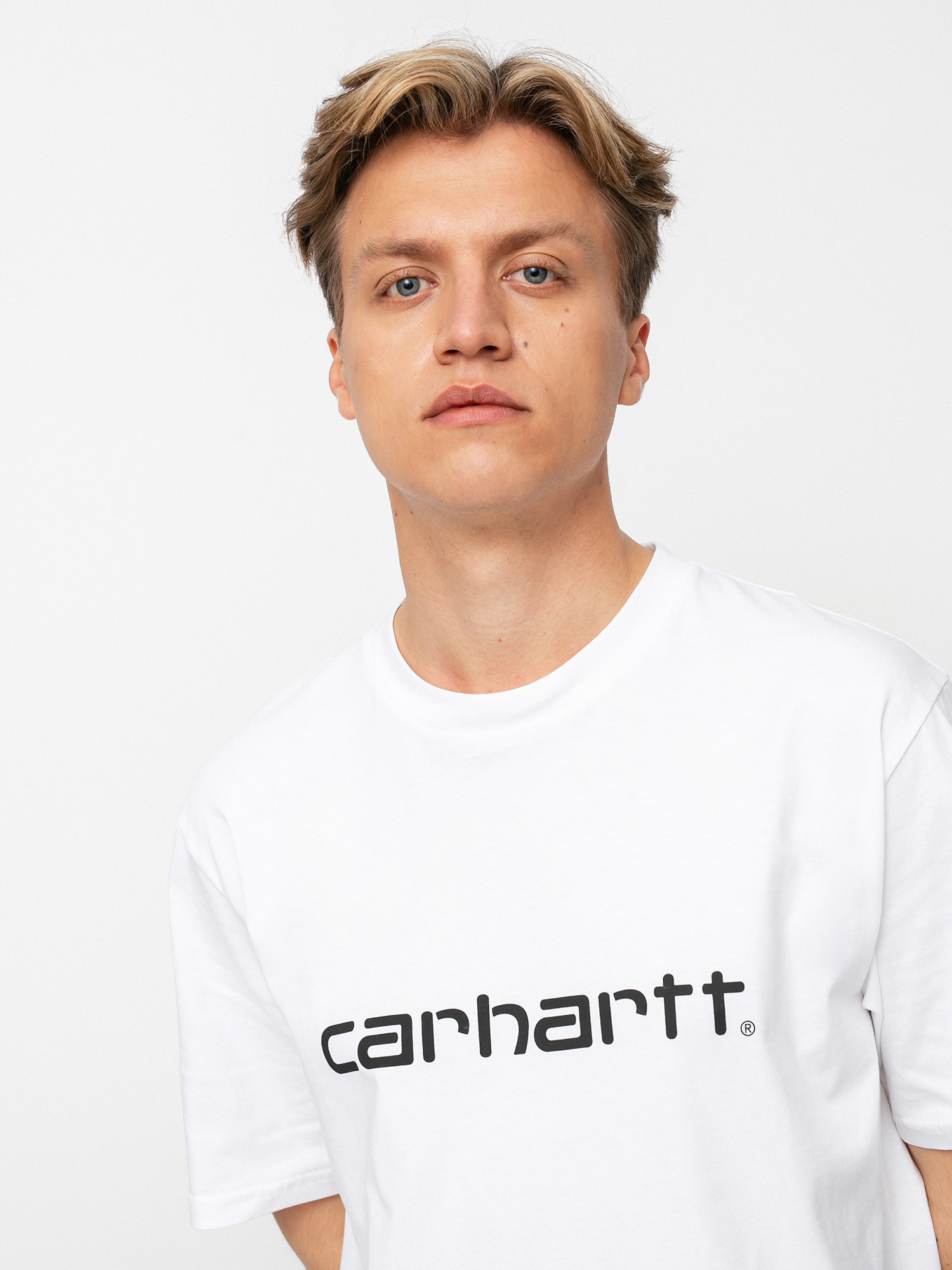 T-shirt Carhartt WIP Script (white/black)