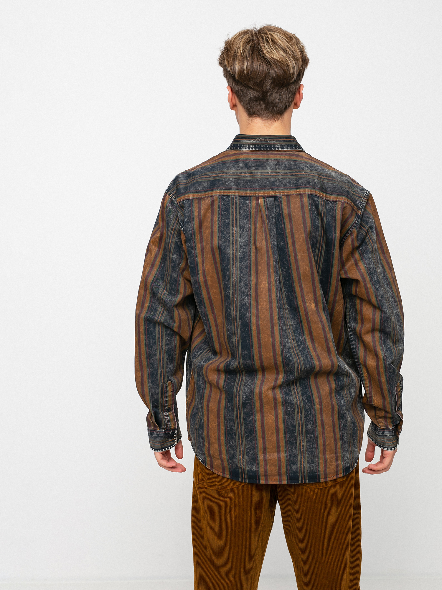 Koszula Carhartt WIP Maynard (maynard stripe tawny/dark navy)