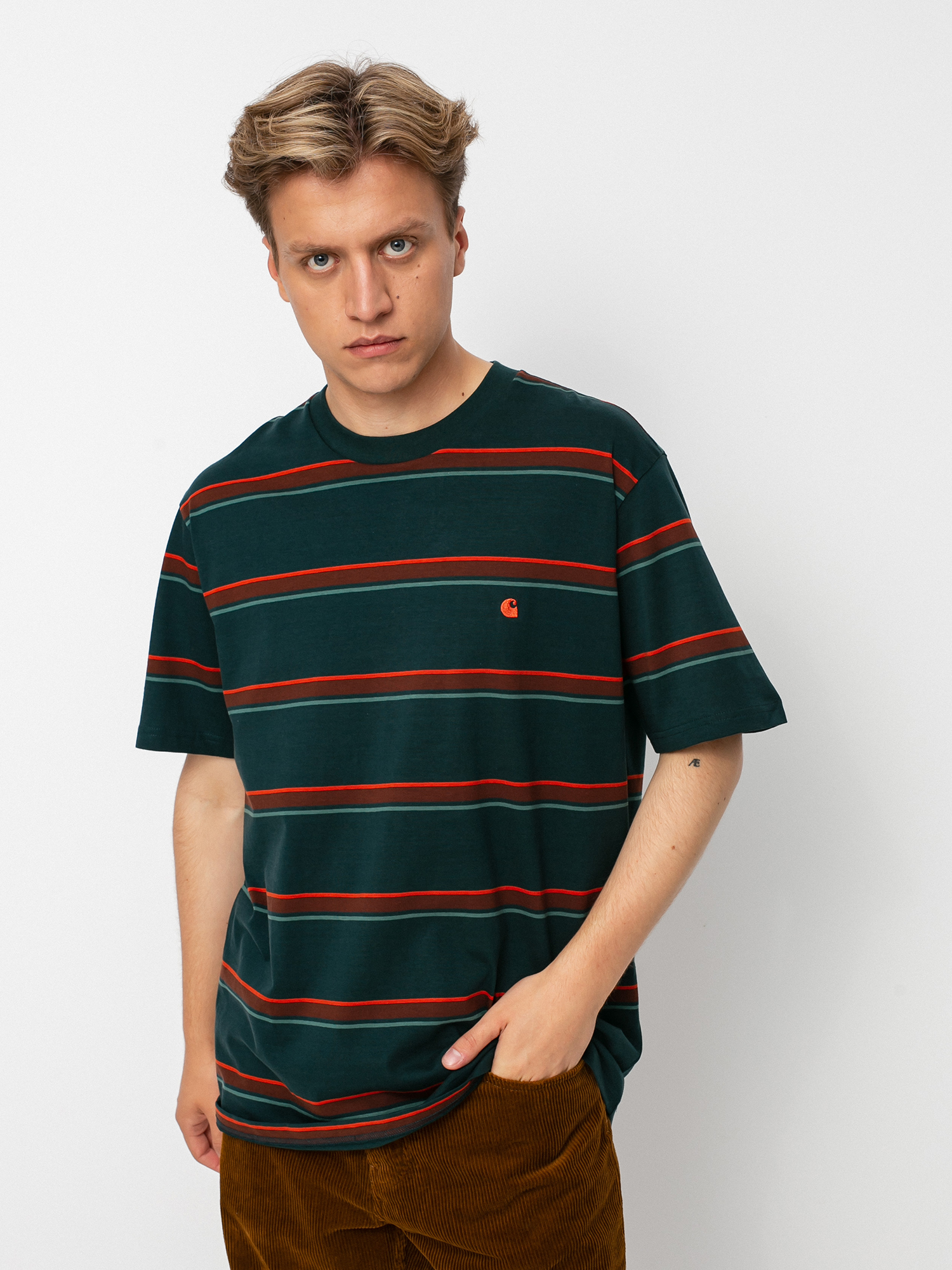 T-shirt Carhartt WIP Kent (kent stripe frasier)