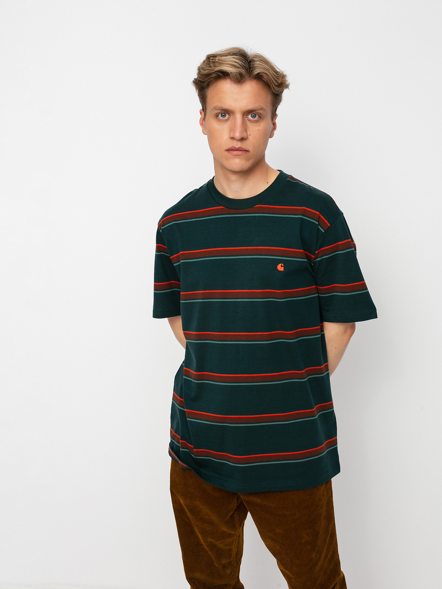 T-shirt Carhartt WIP Kent (kent stripe frasier)