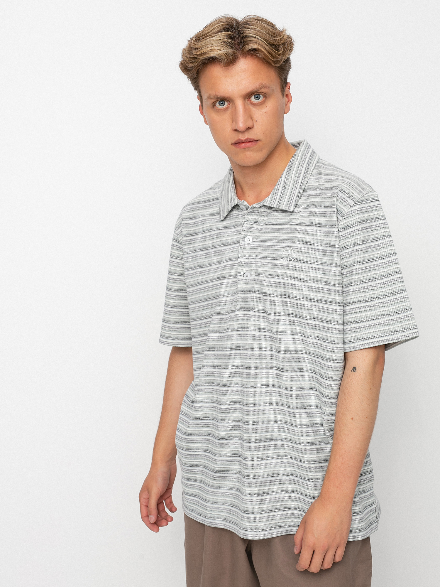 Polo Polar Skate Multistripe (blue)