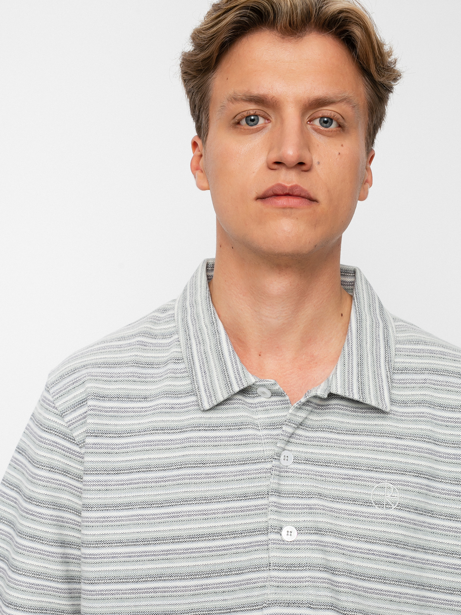 Polo Polar Skate Multistripe (blue)