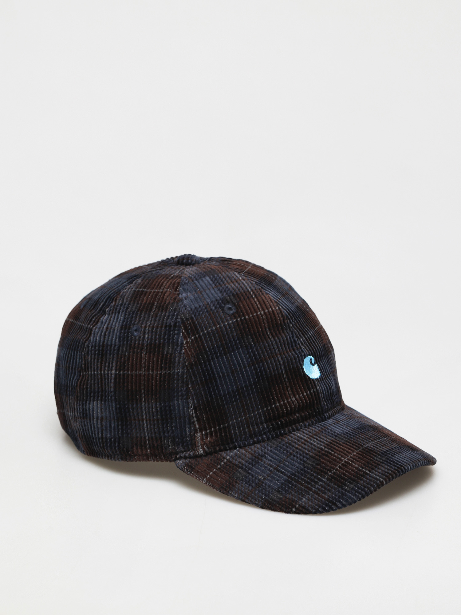 Czapka z daszkiem Carhartt WIP Harlem (breck check print tobacco/icesheet)