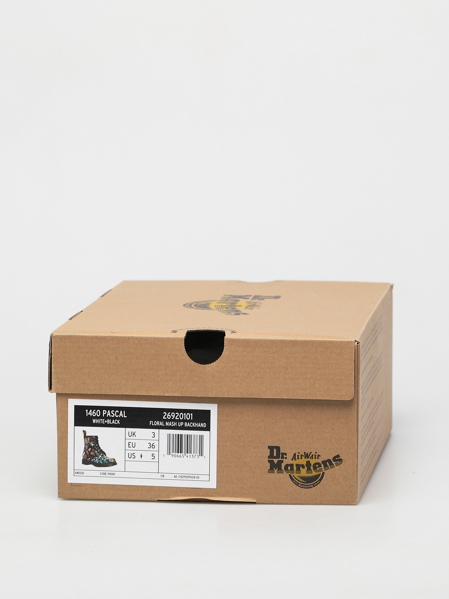 Buty Dr. Martens 1460 Pascal Wmn (floral mash up white/black)