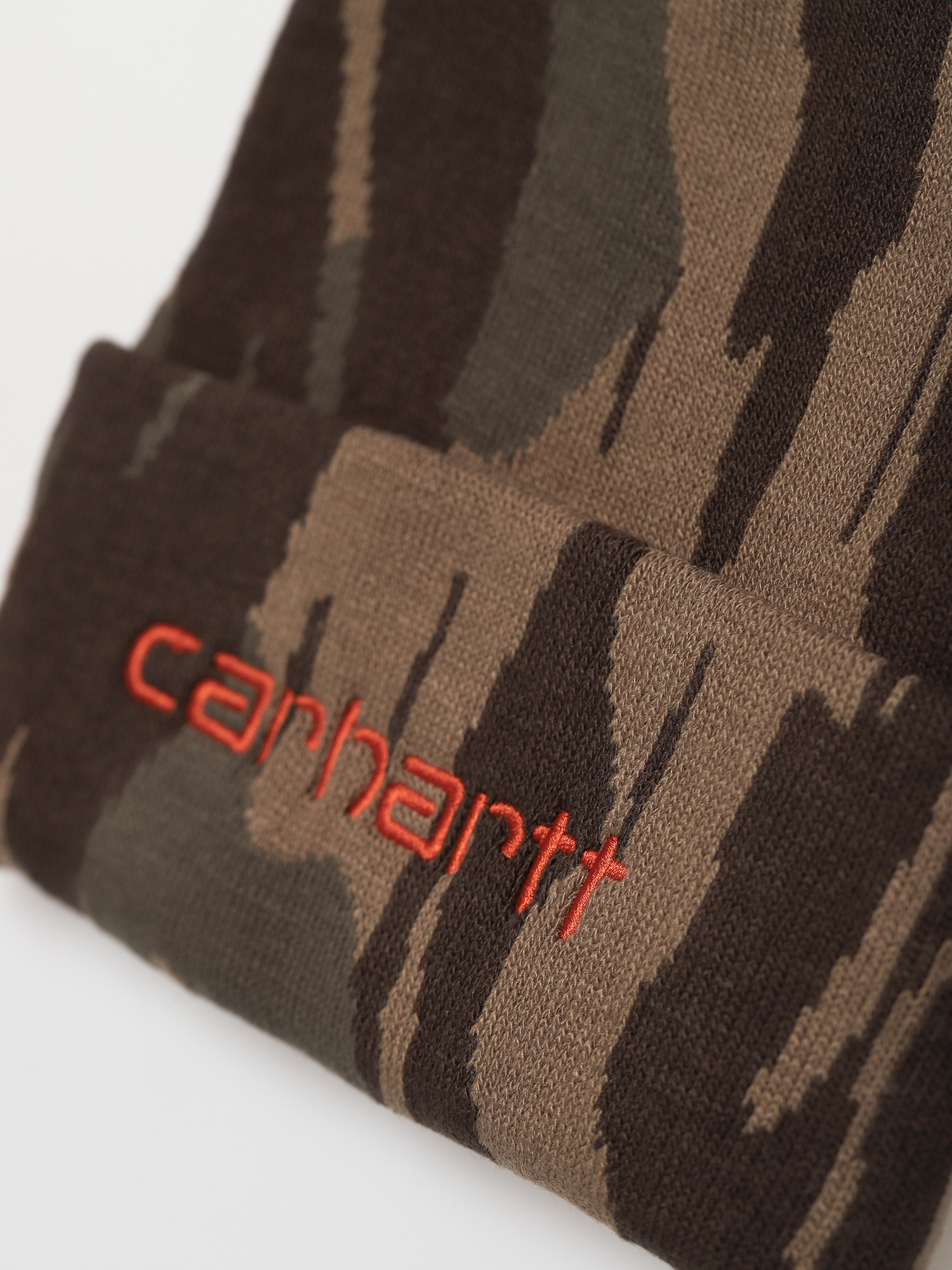 Czapka zimowa Carhartt WIP Script (camo unite/copperton)