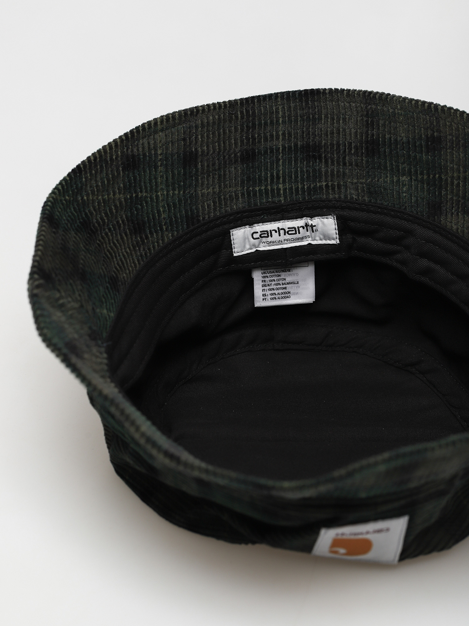 Kapelusz Carhartt WIP Cord (breck check print grove)