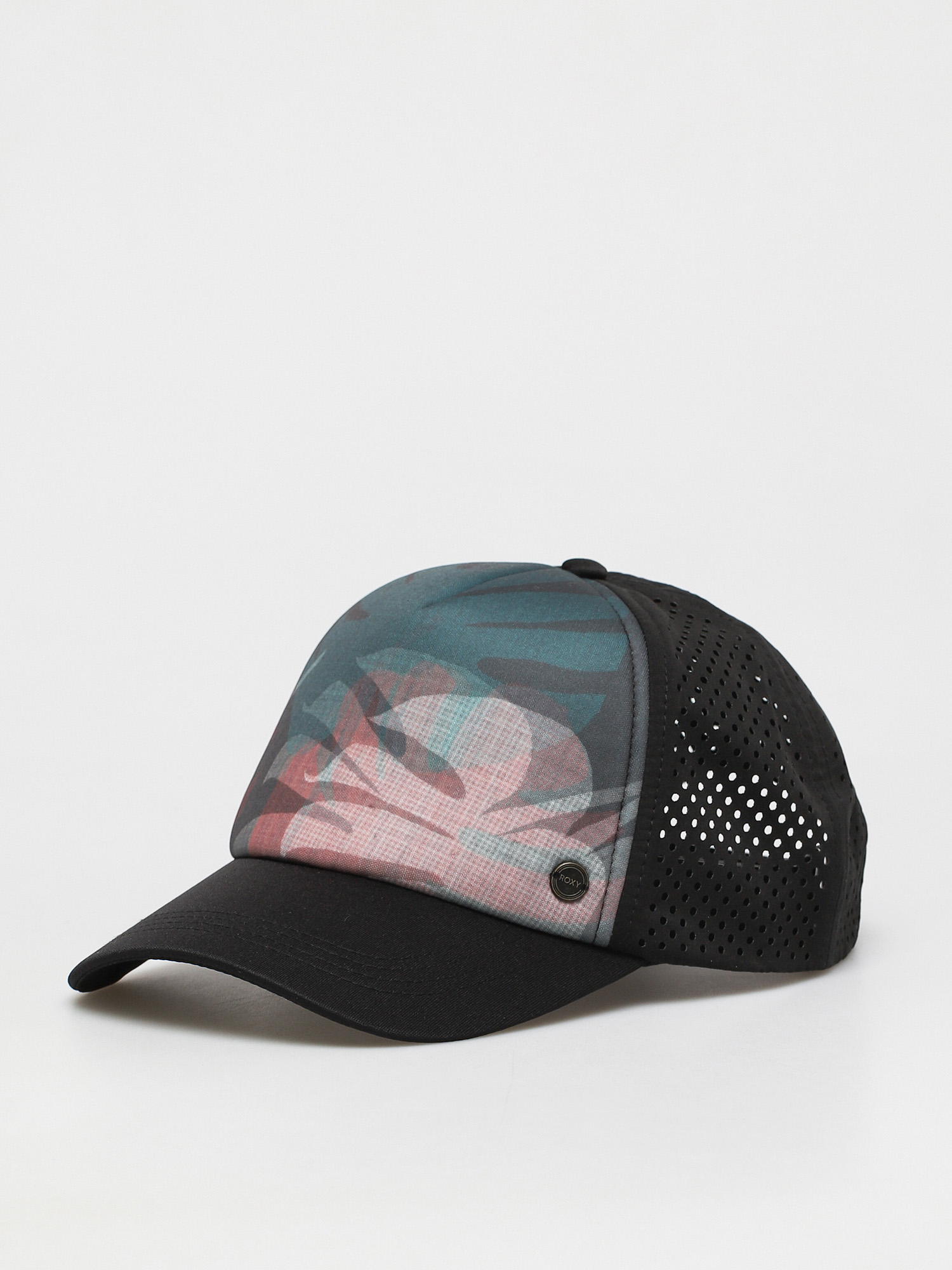 Czapka z daszkiem Roxy California Electric Wmn (true black palm camo)