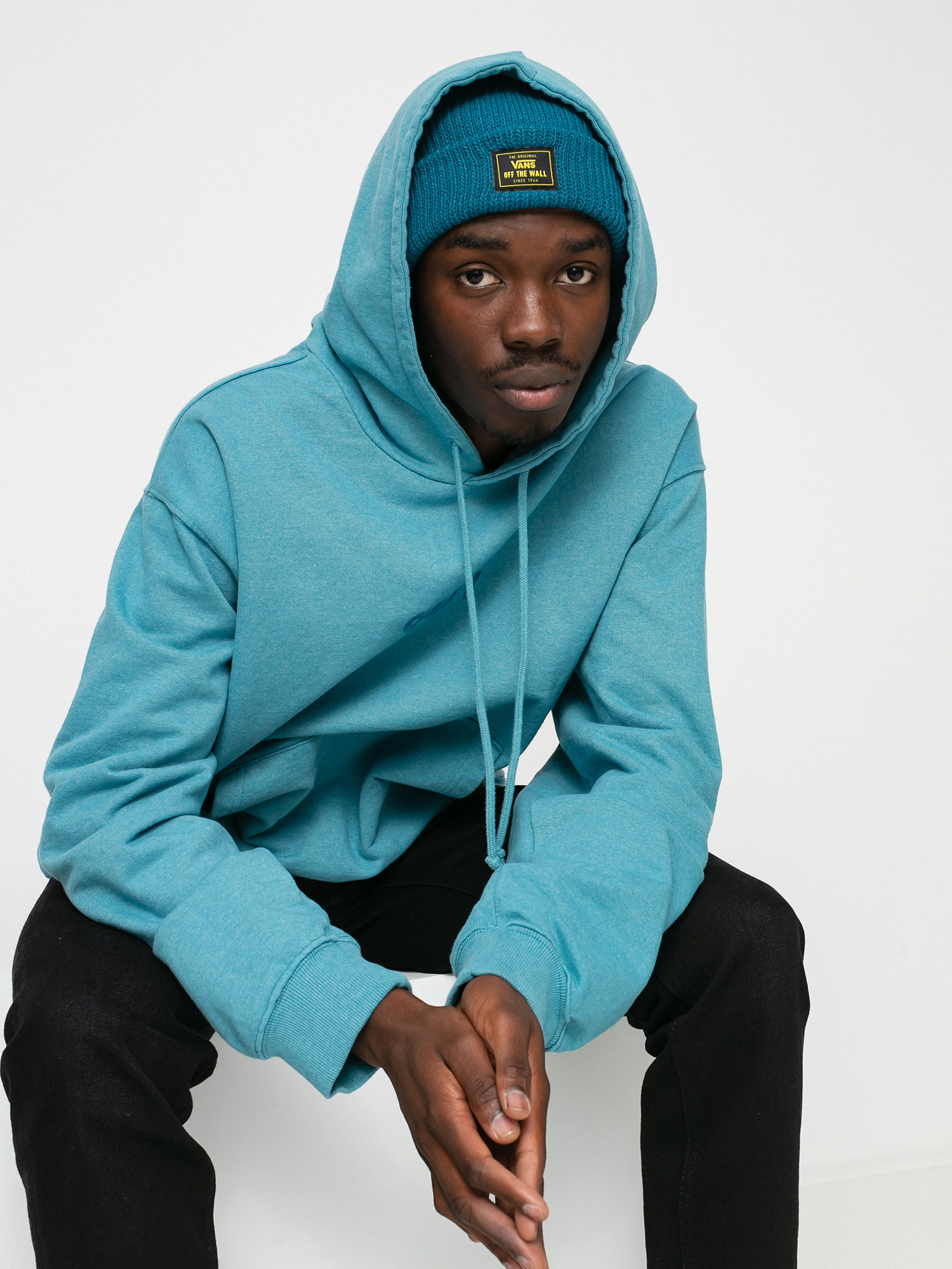 Bluza z kapturem OBEY Bold Ideals HD (deep ocean)