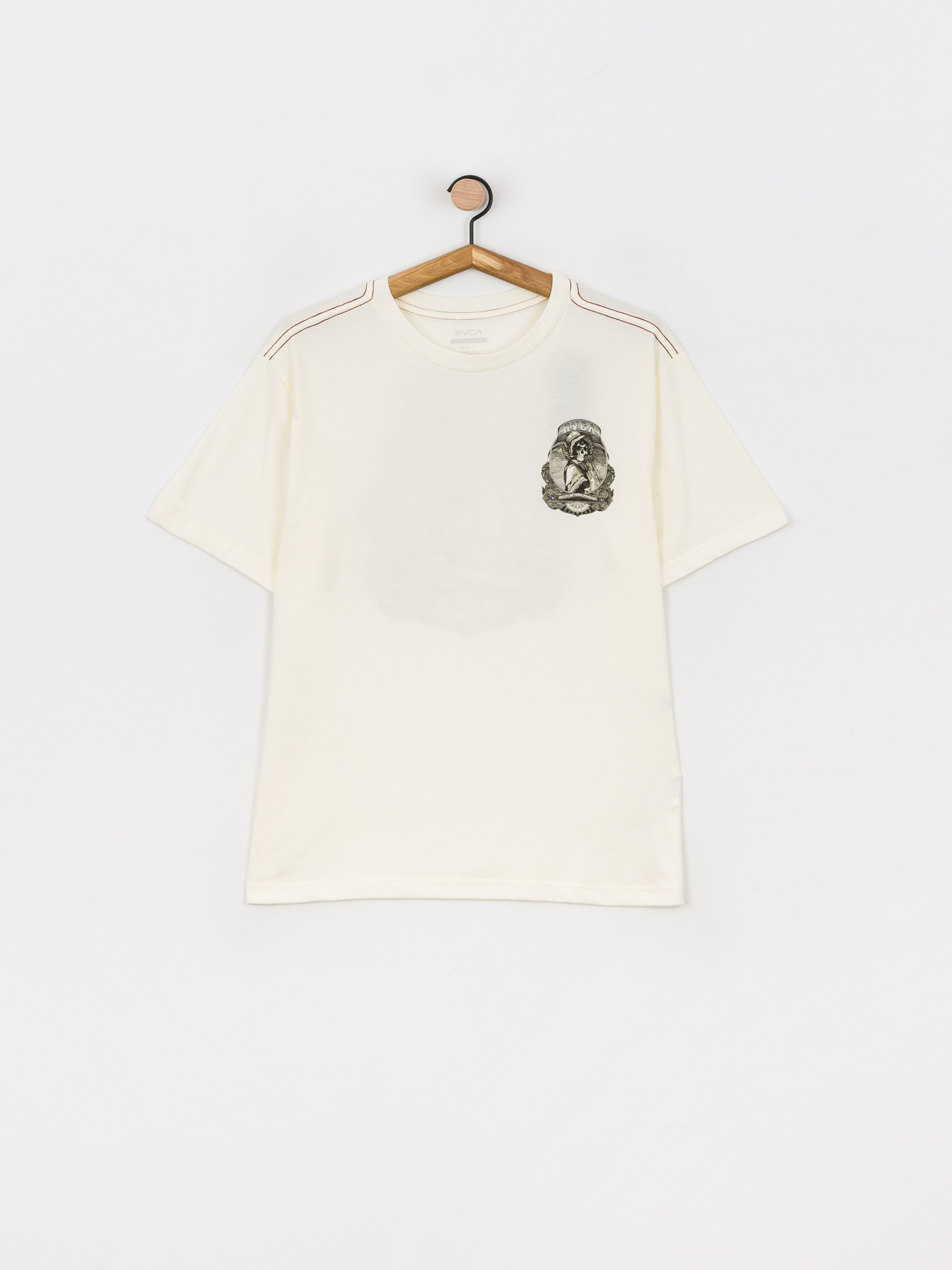 T-shirt RVCA Skull Bonnet (antique white)