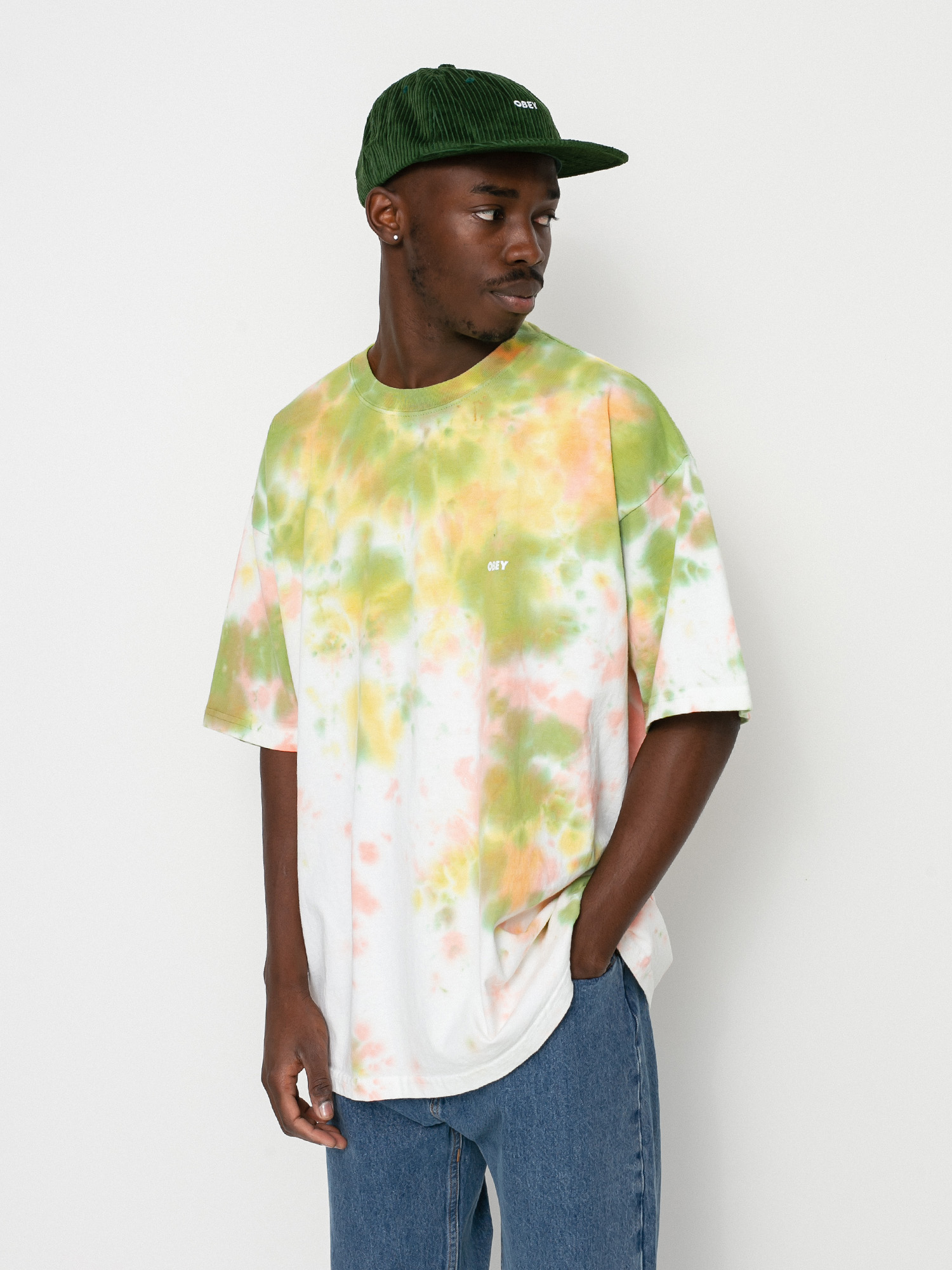 T-shirt OBEY Obey Bold (split pea blotch)