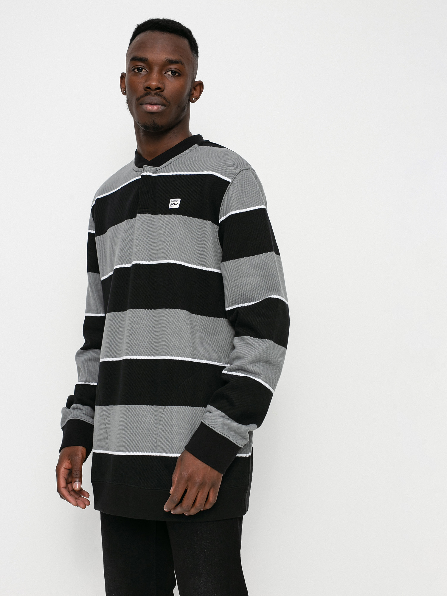 Bluza Nike SB Novelity Crew (black/smoke grey/white)