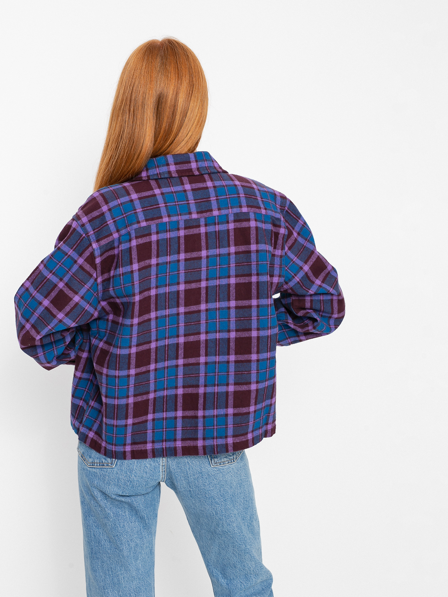 Koszula OBEY Camille Flannel Wmn (brown multi)