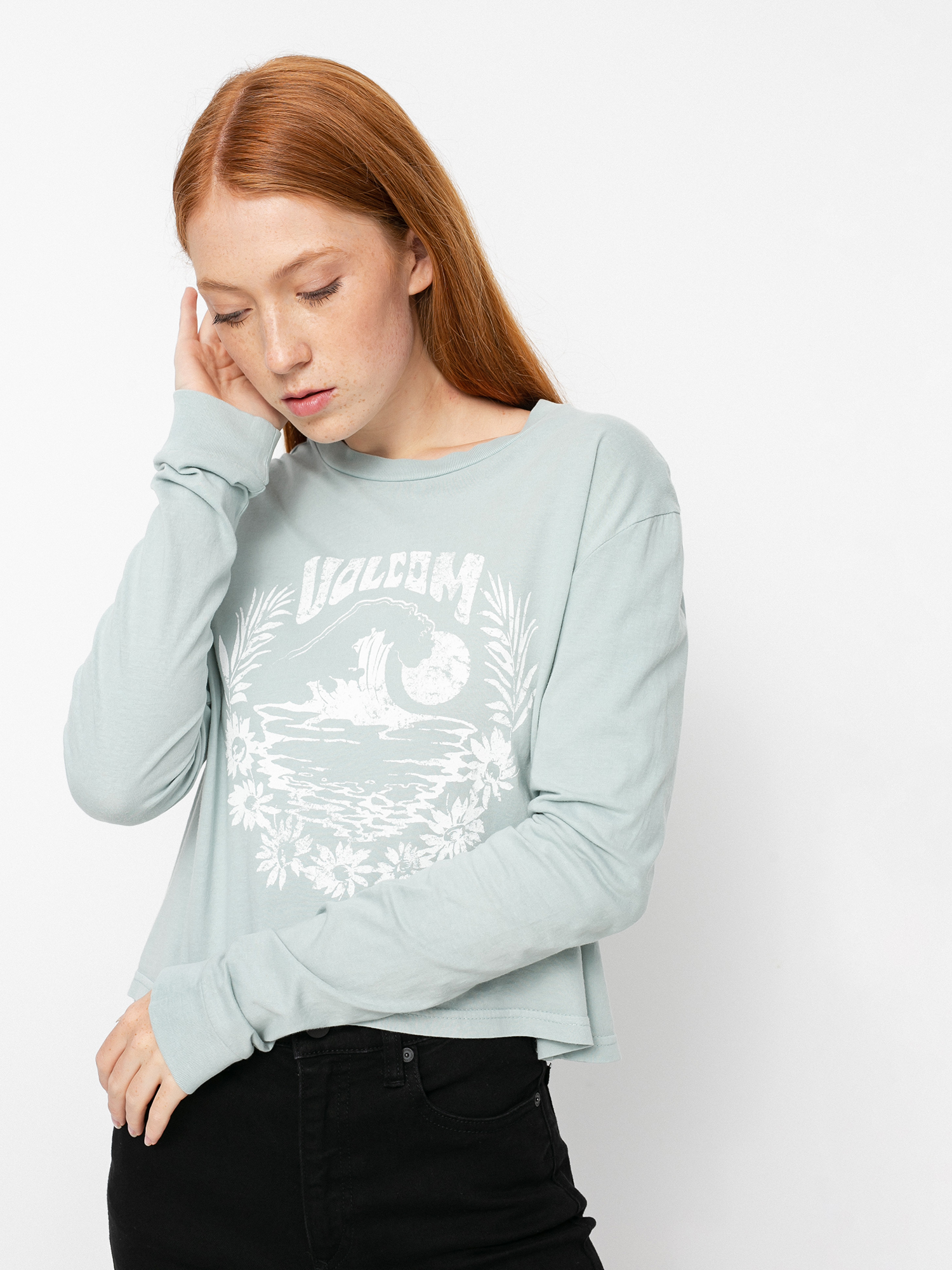 Longsleeve Volcom The Volcom Stones Wmn (blue fog)
