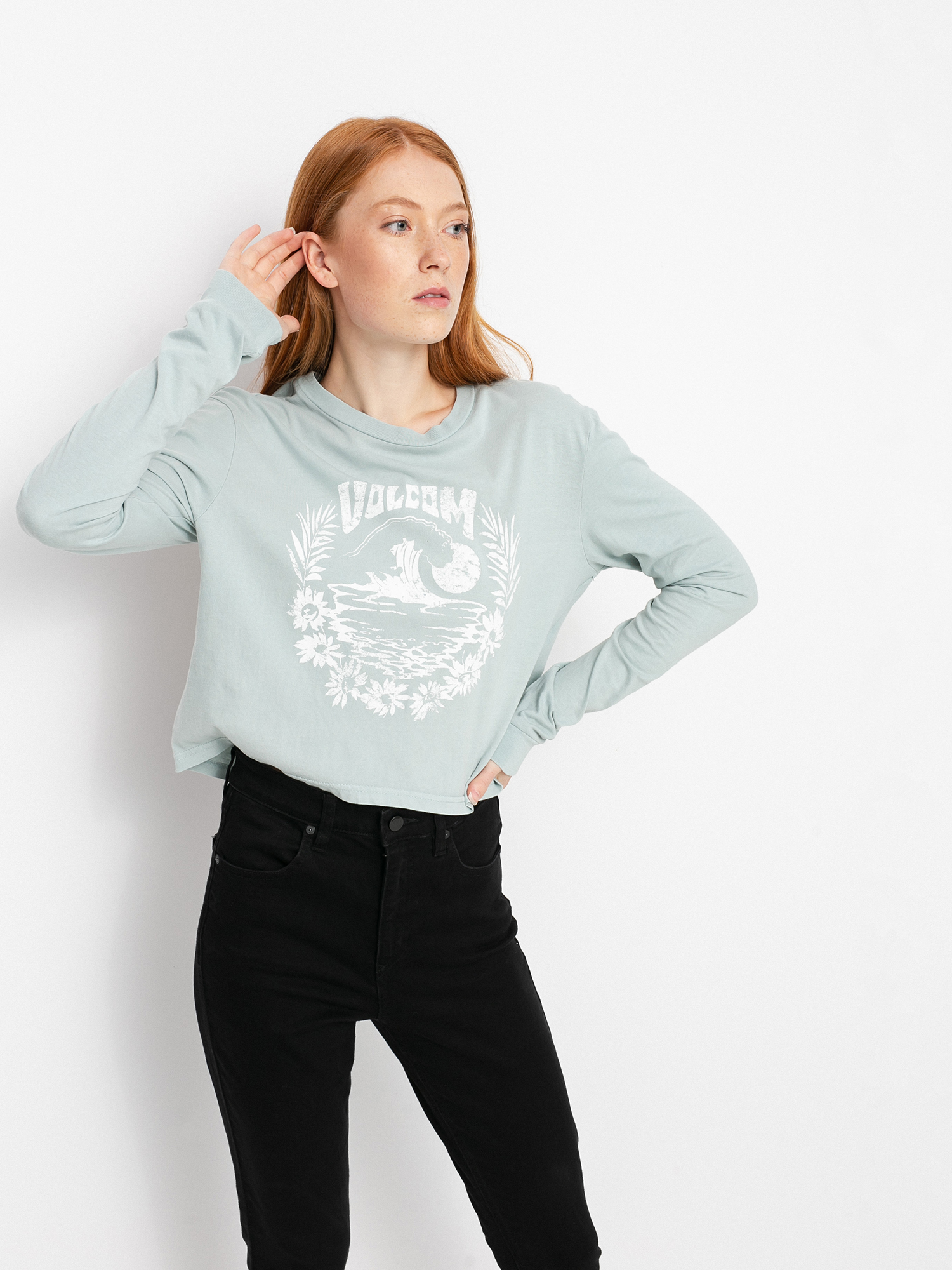 Longsleeve Volcom The Volcom Stones Wmn (blue fog)