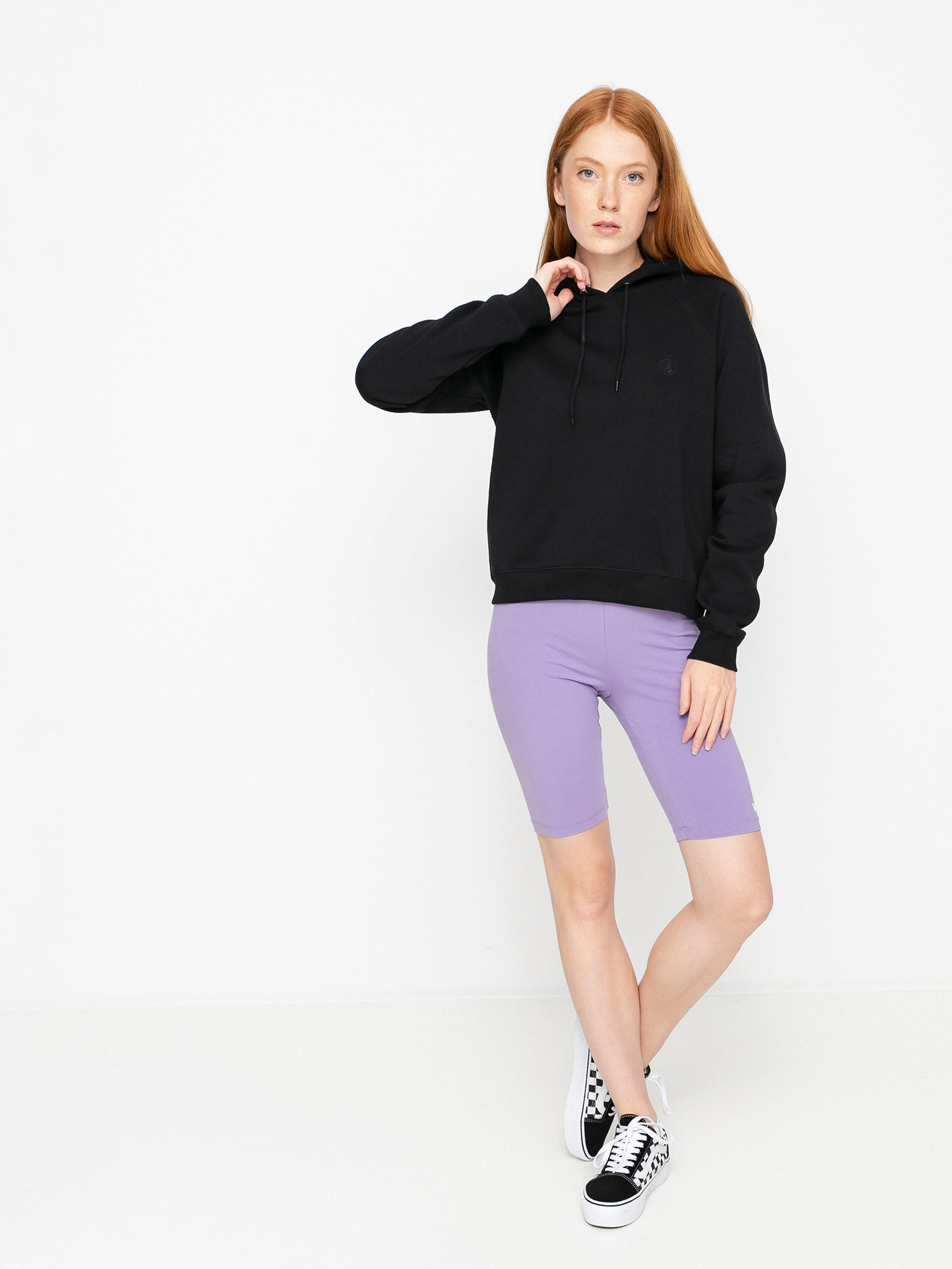 Bluza z kapturem Volcom Truly Stokin HD Wmn (black)