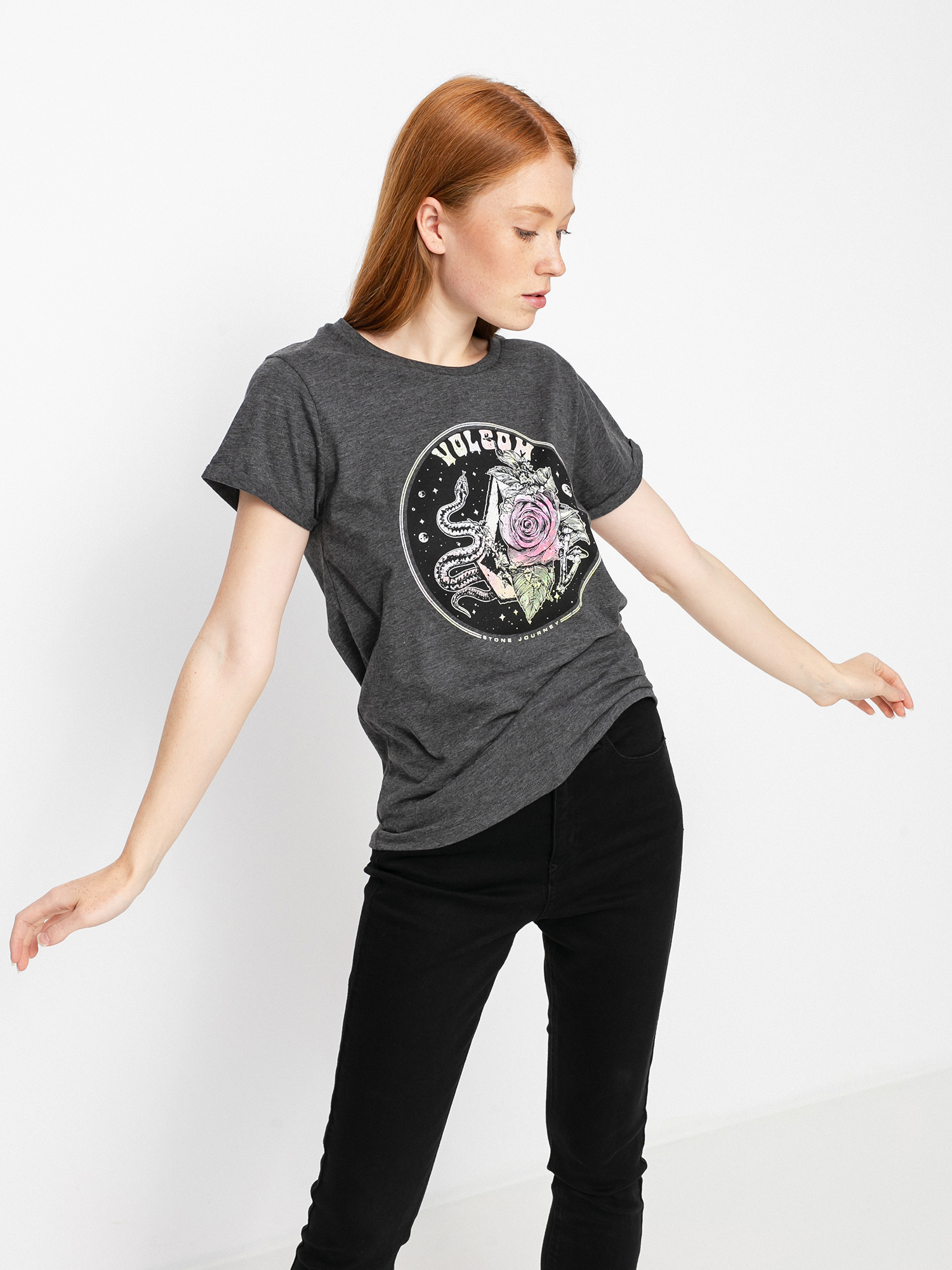 T-shirt Volcom Radical Daze Wmn (charcoal)