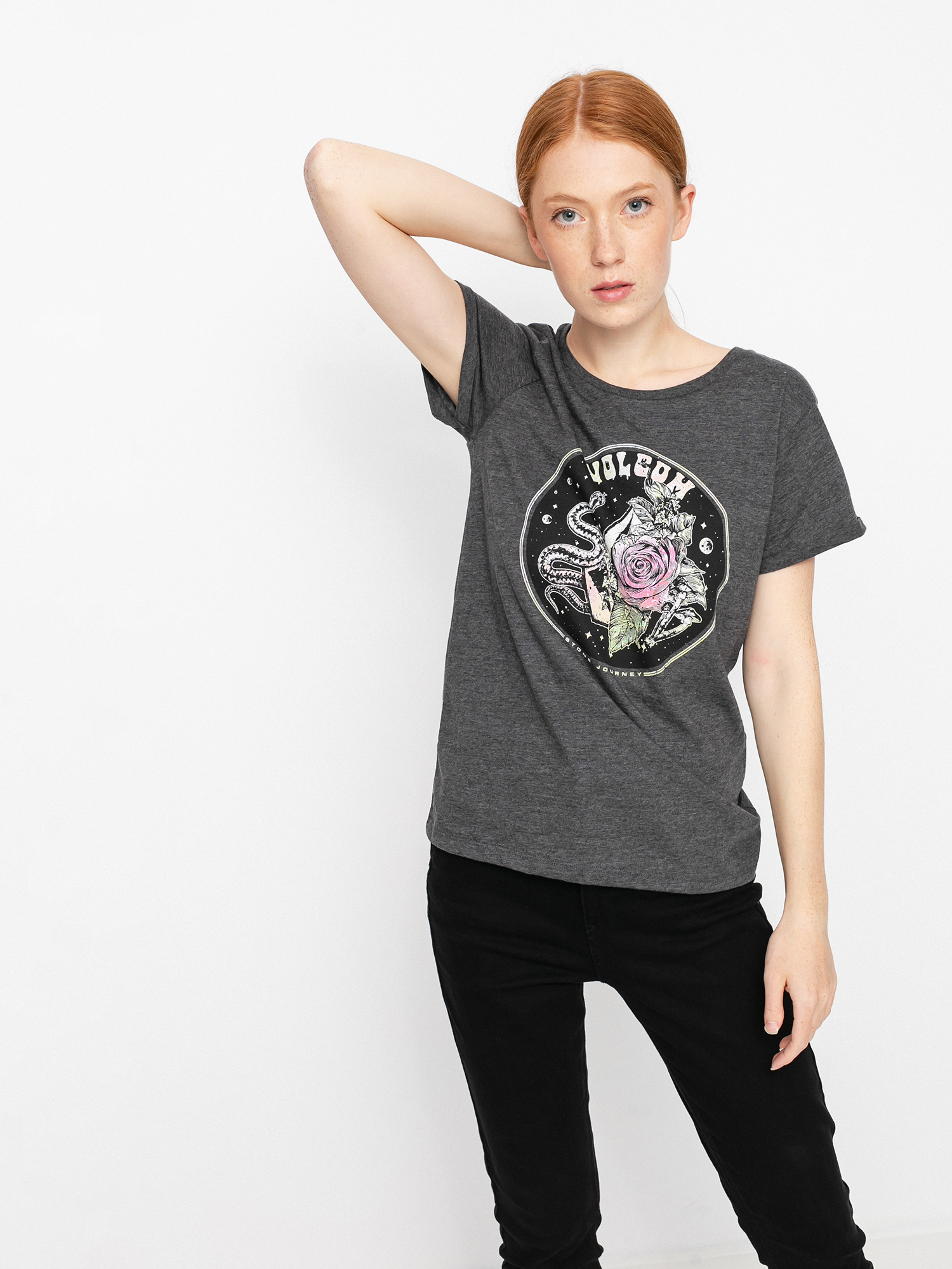 T-shirt Volcom Radical Daze Wmn (charcoal)