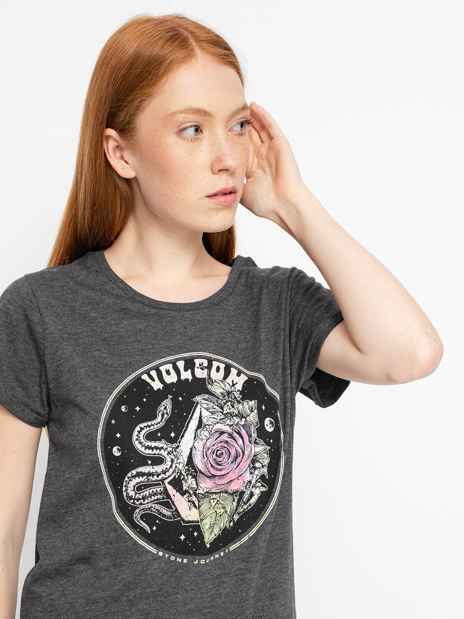 T-shirt Volcom Radical Daze Wmn (charcoal)